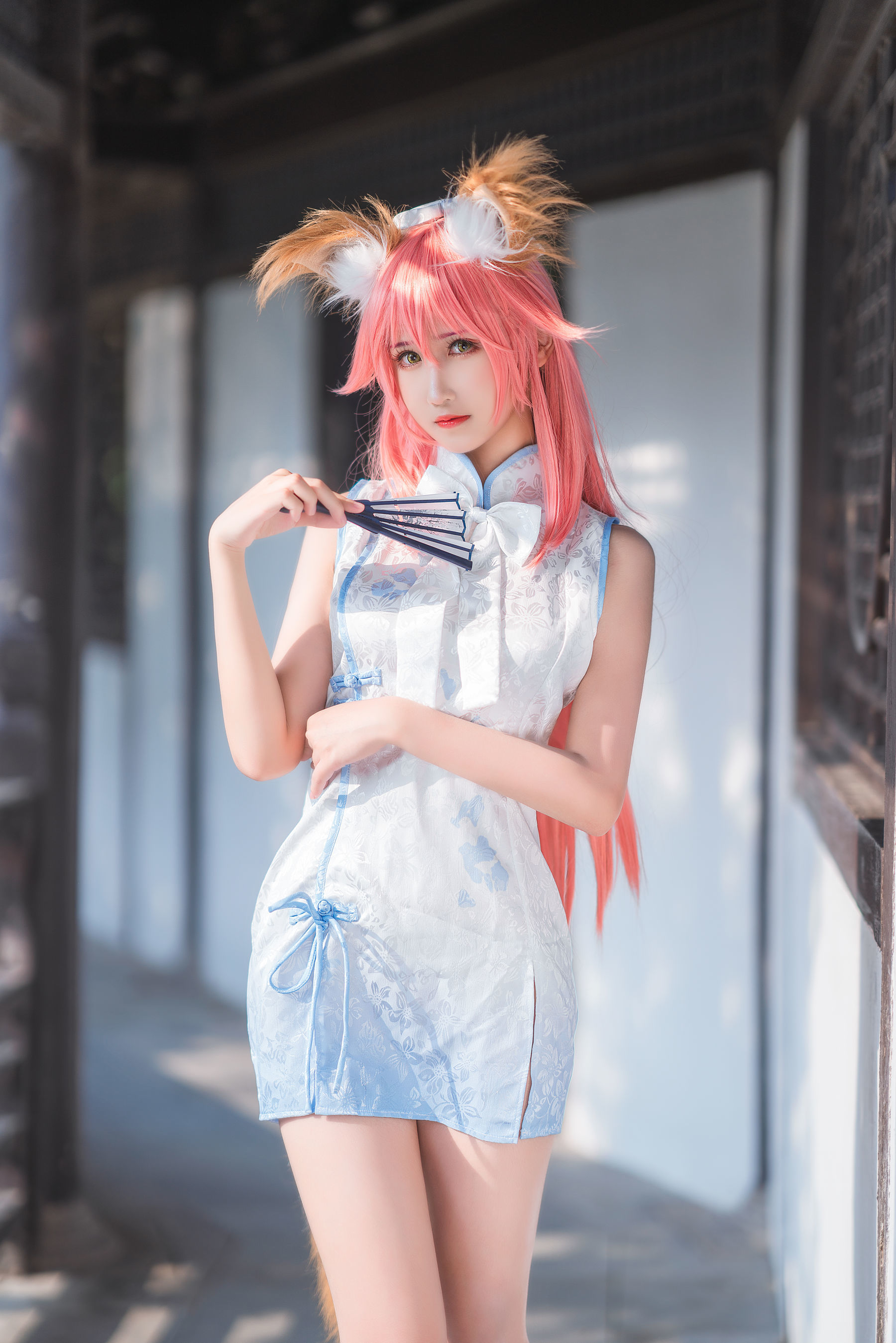 微博妹子三度_69 旗袍玉藻前 Cosplay-第36张