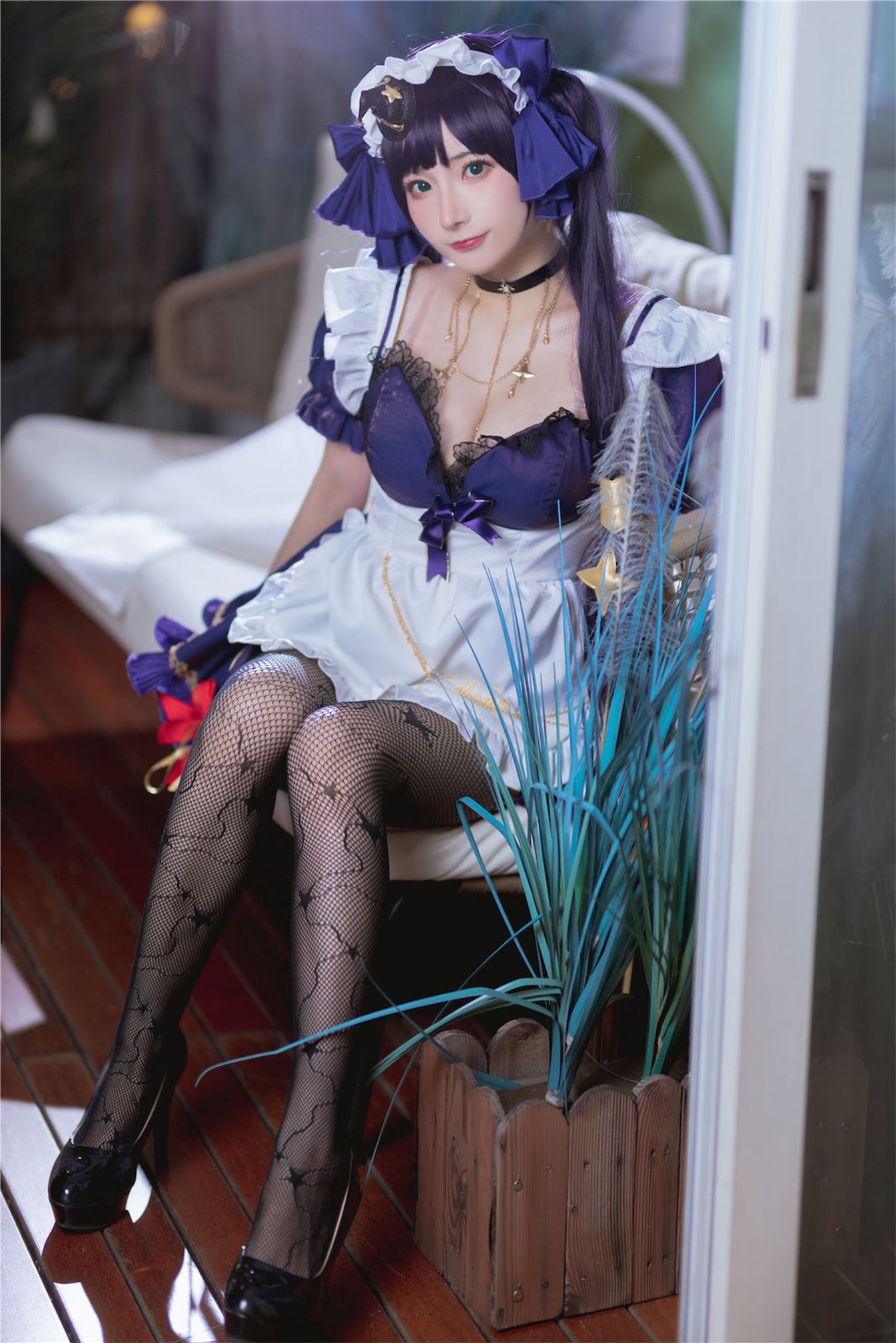 是三不是世w – 原神莫娜女仆 Cosplay-第19张