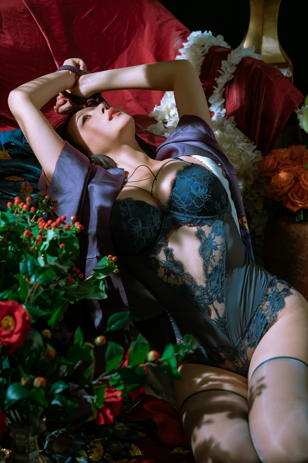 云溪溪 — 奶桃桃 潮汐+月 Cosplay-第2张