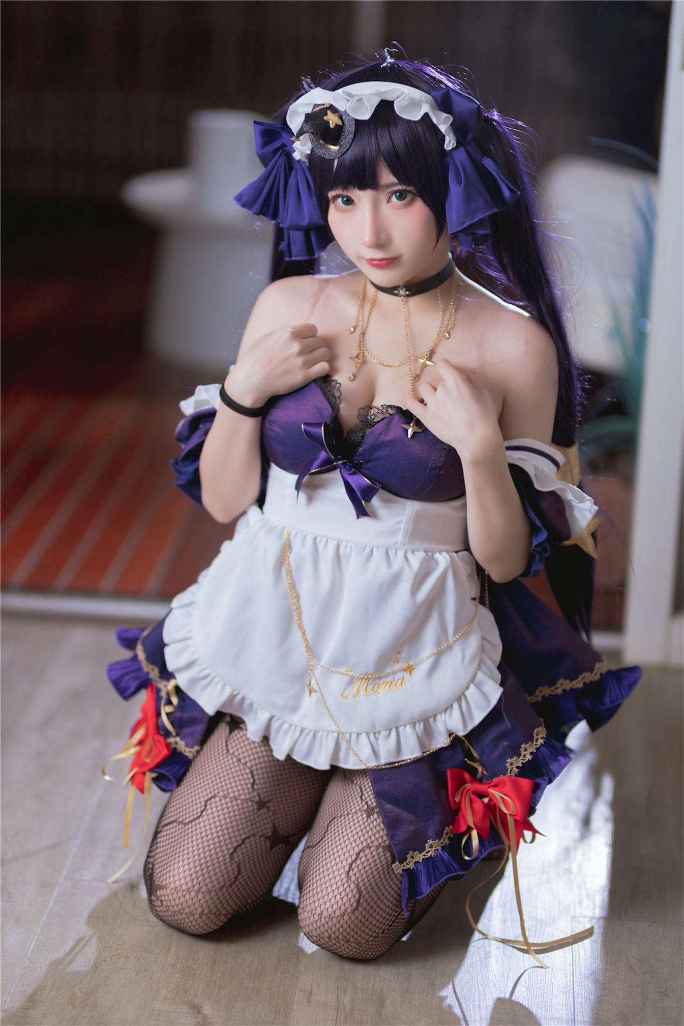 是三不是世w – 原神莫娜女仆 Cosplay-第50张