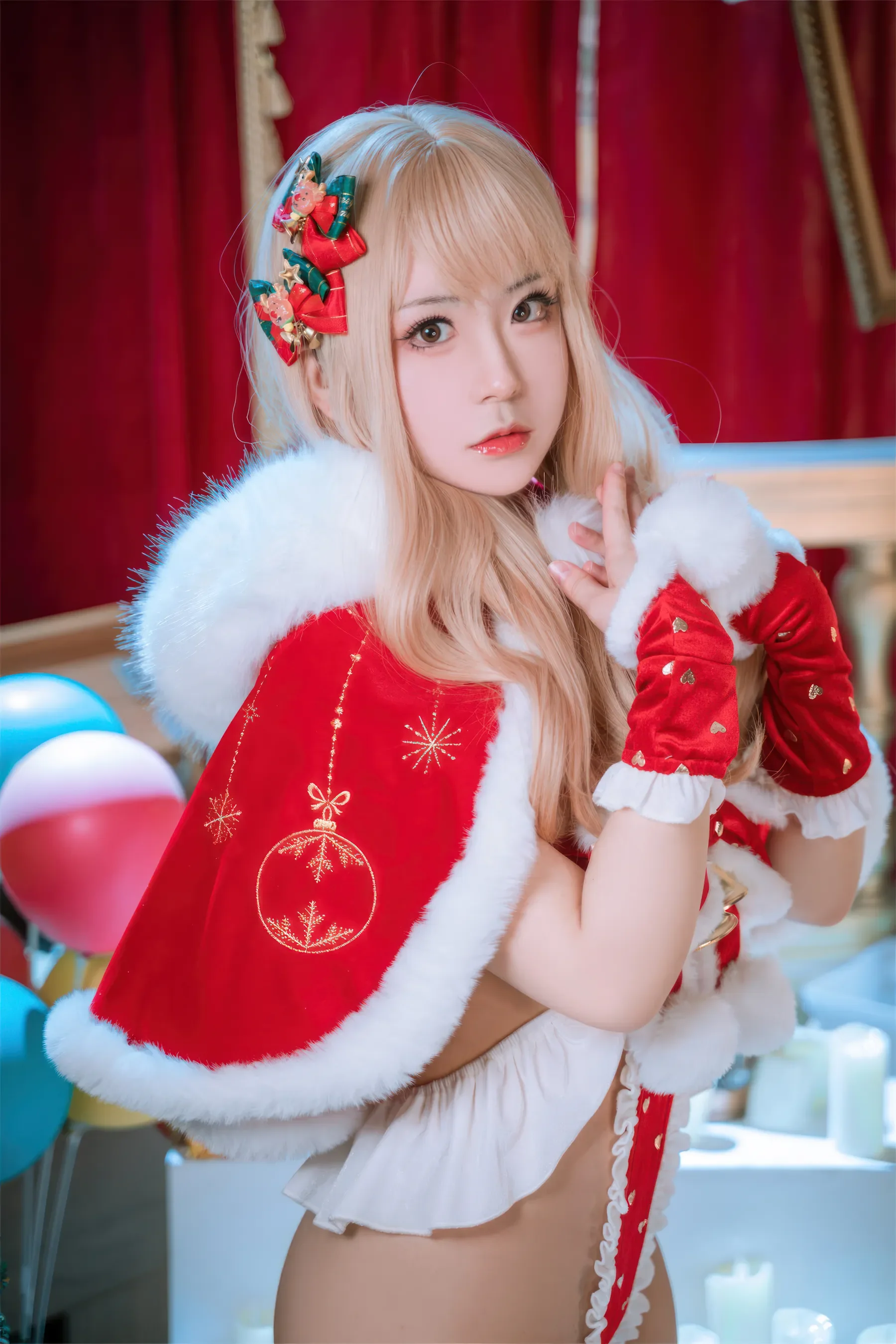 虎森森 – 圣诞精灵 Cosplay-第3张