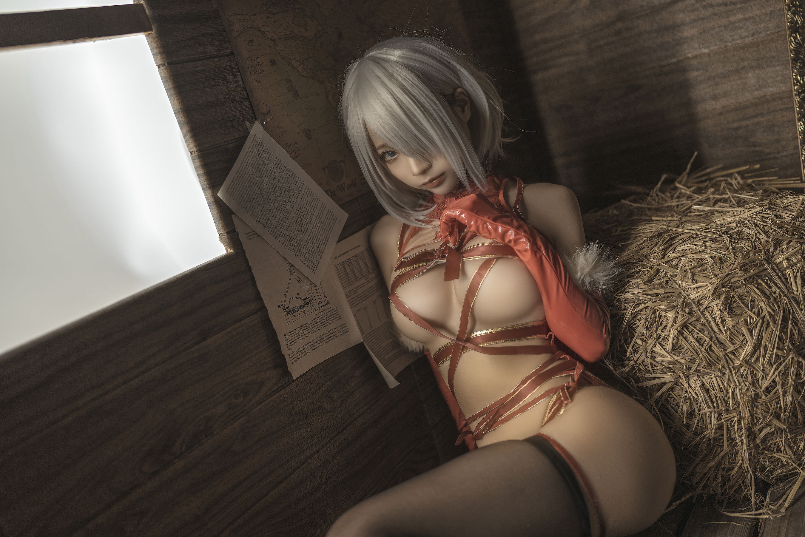 动漫博主蠢沫沫 – 2B圣诞 Cosplay-第60张