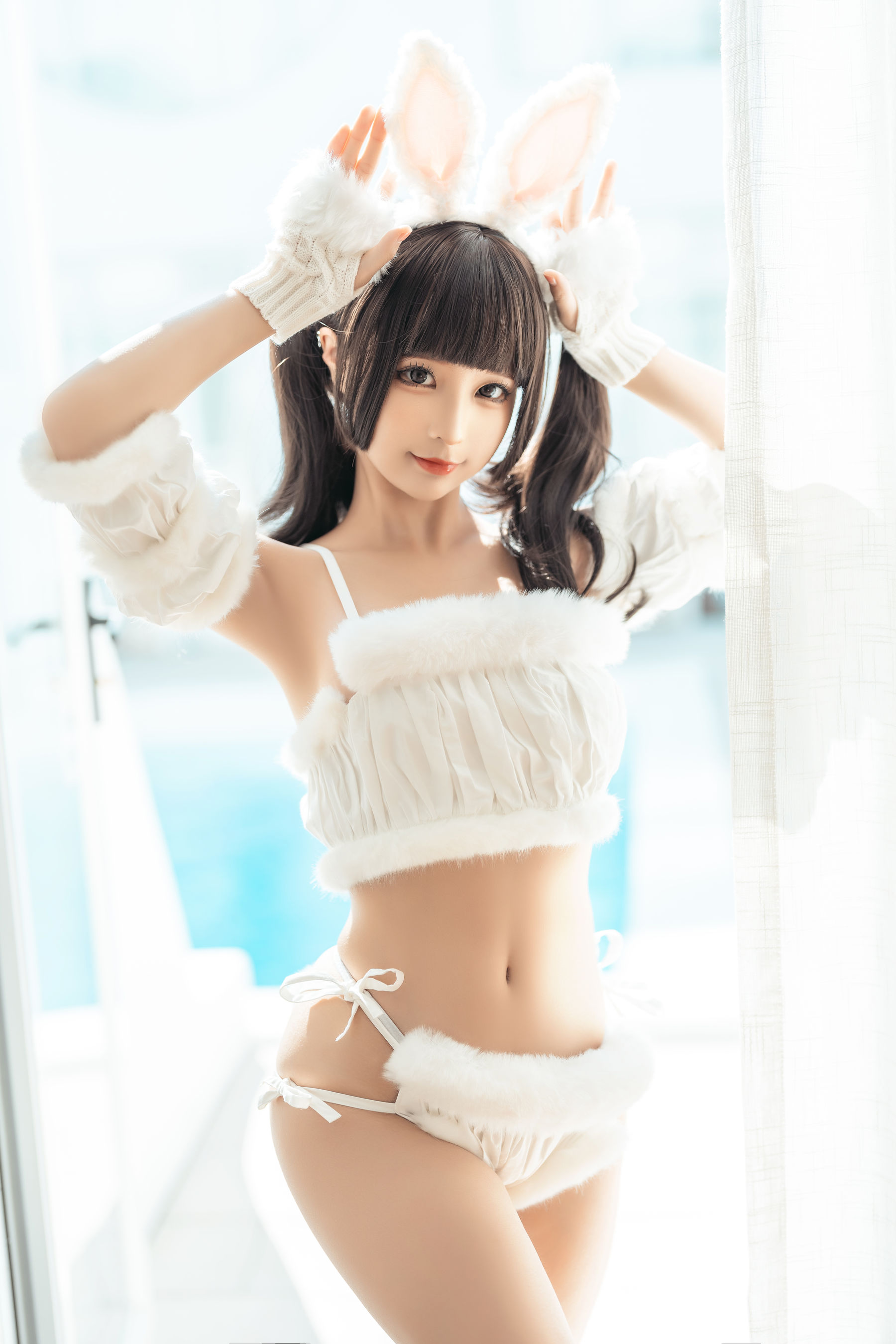 动漫博主蠢沫沫 – 绵绵兔 Cosplay-第50张