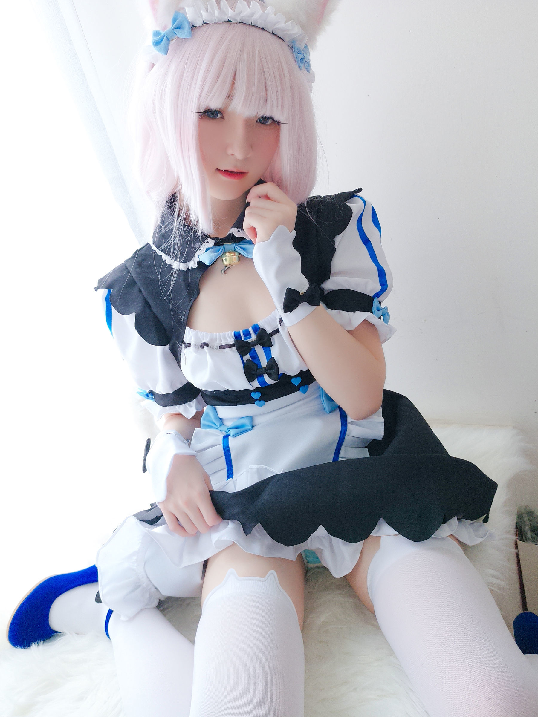 [萝莉COS] 一小央泽 – 猫娘香子兰 Cosplay-第8张