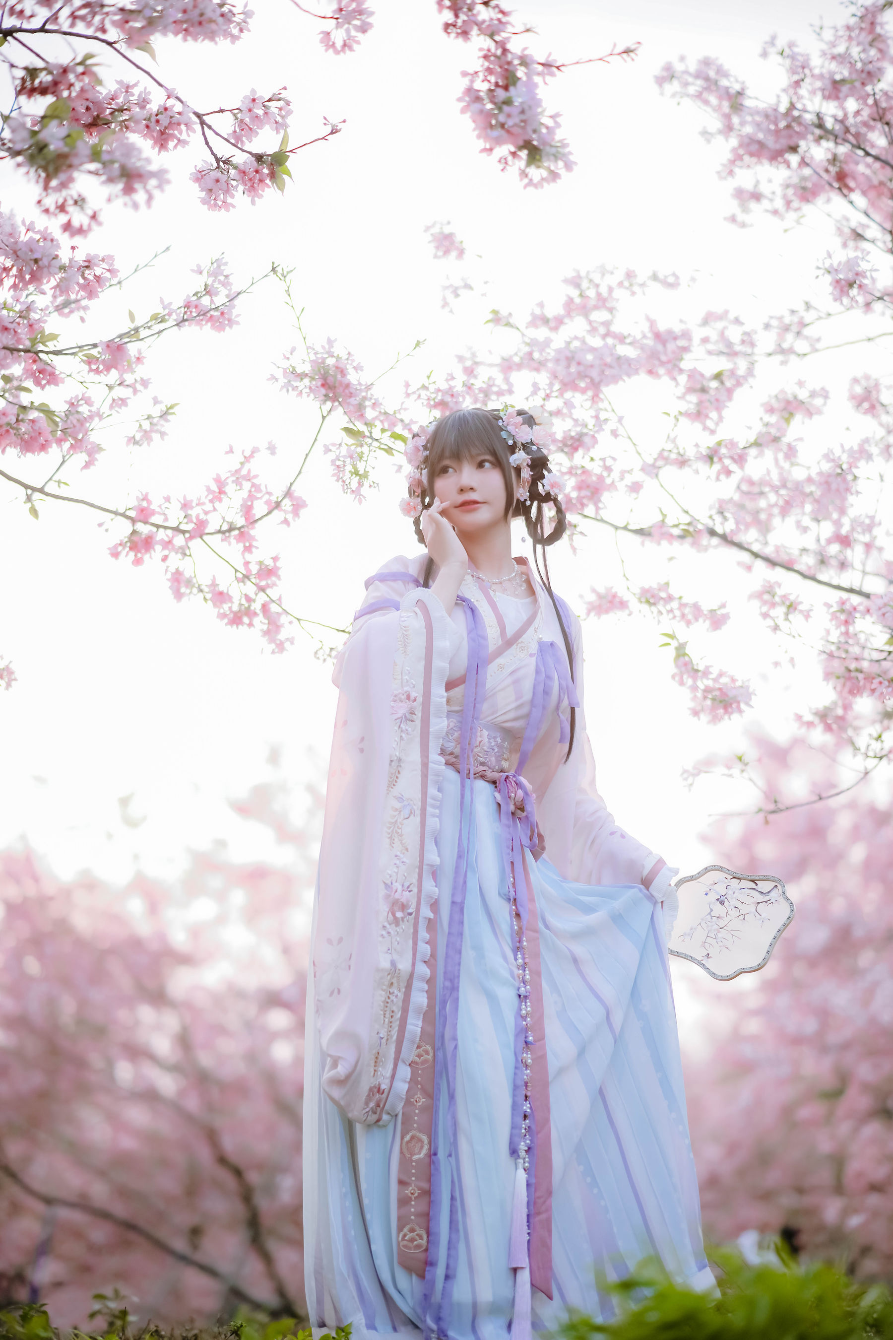 萌妹子Nyako喵子 – 樱花汉服 花神祈愿 Cosplay-第17张