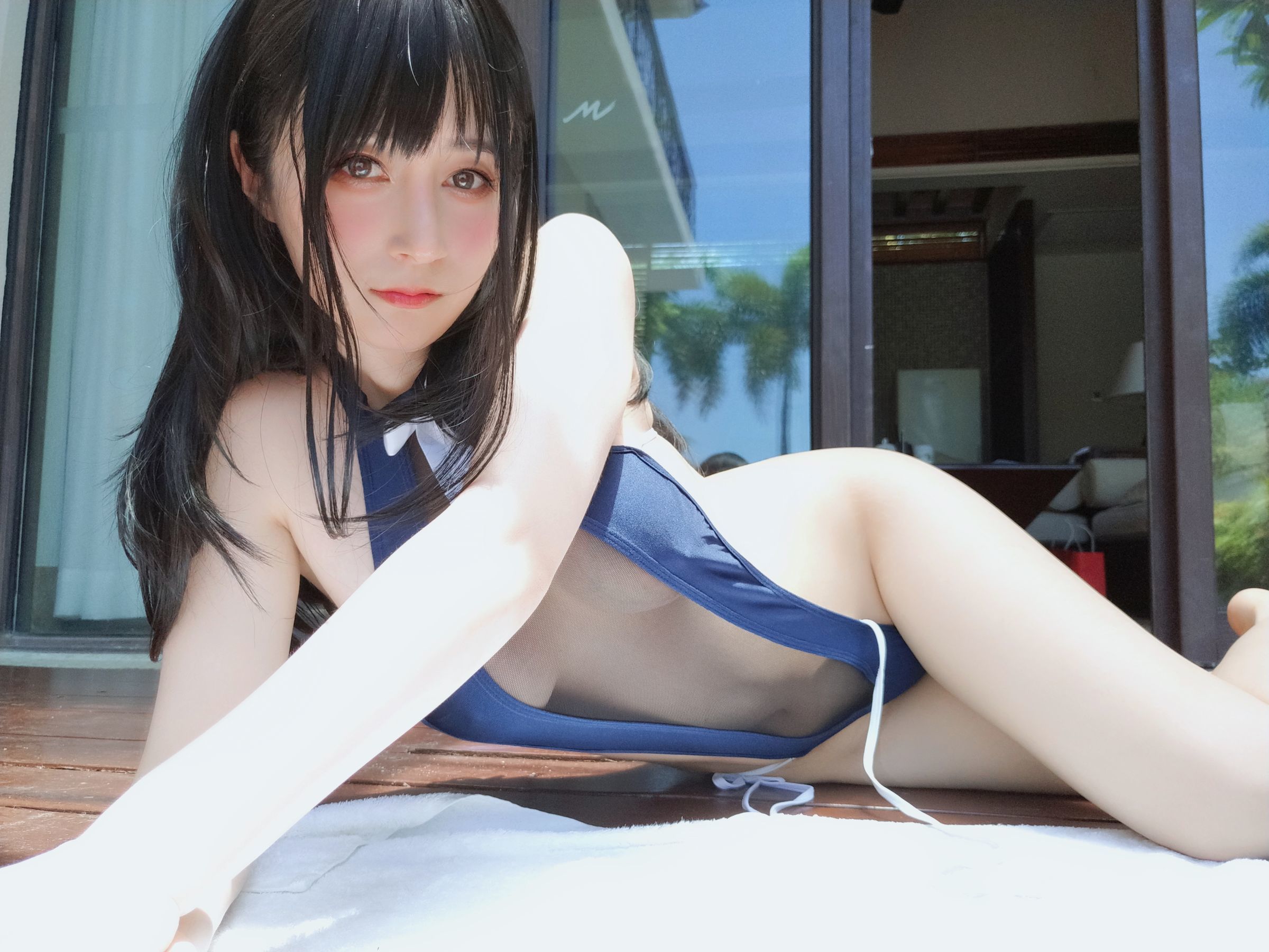 Coser小姐姐白银 – 镂空泳衣 Cosplay-第75张