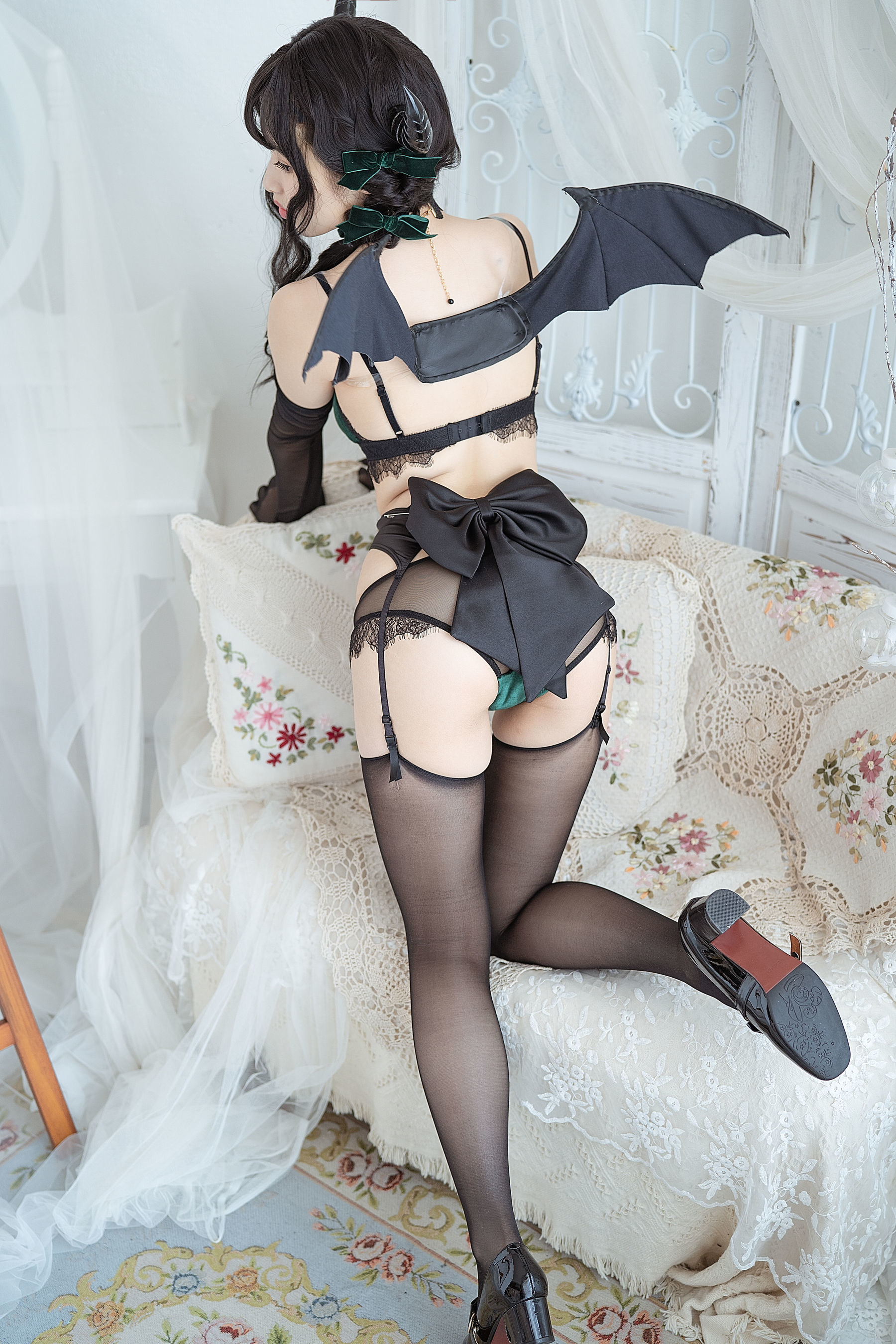 [萝莉COS] 雯妹 – 魅魔 Proud devil Cosplay-第44张