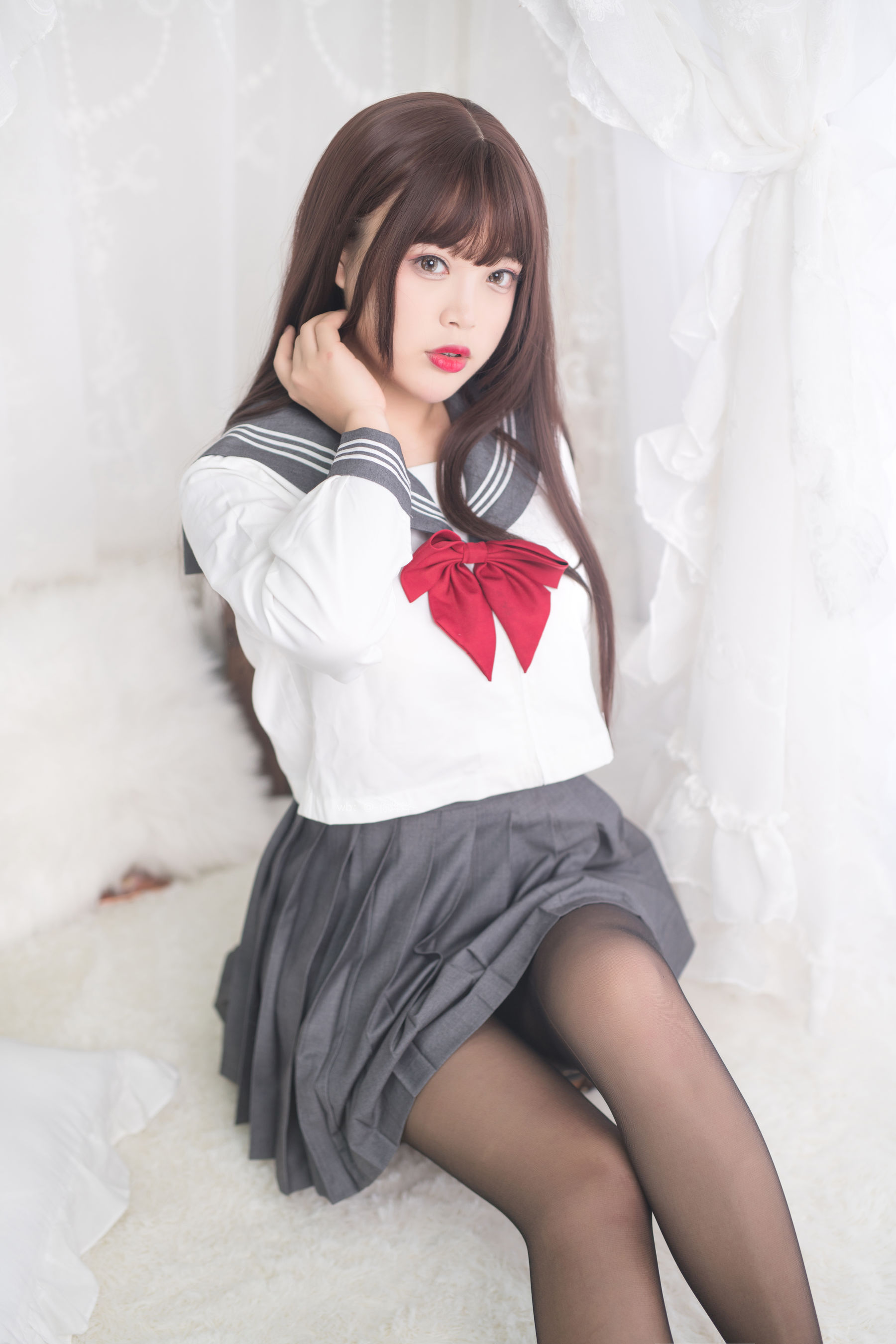 萌系小姐姐-白烨- 绝对足域 Cosplay-第16张