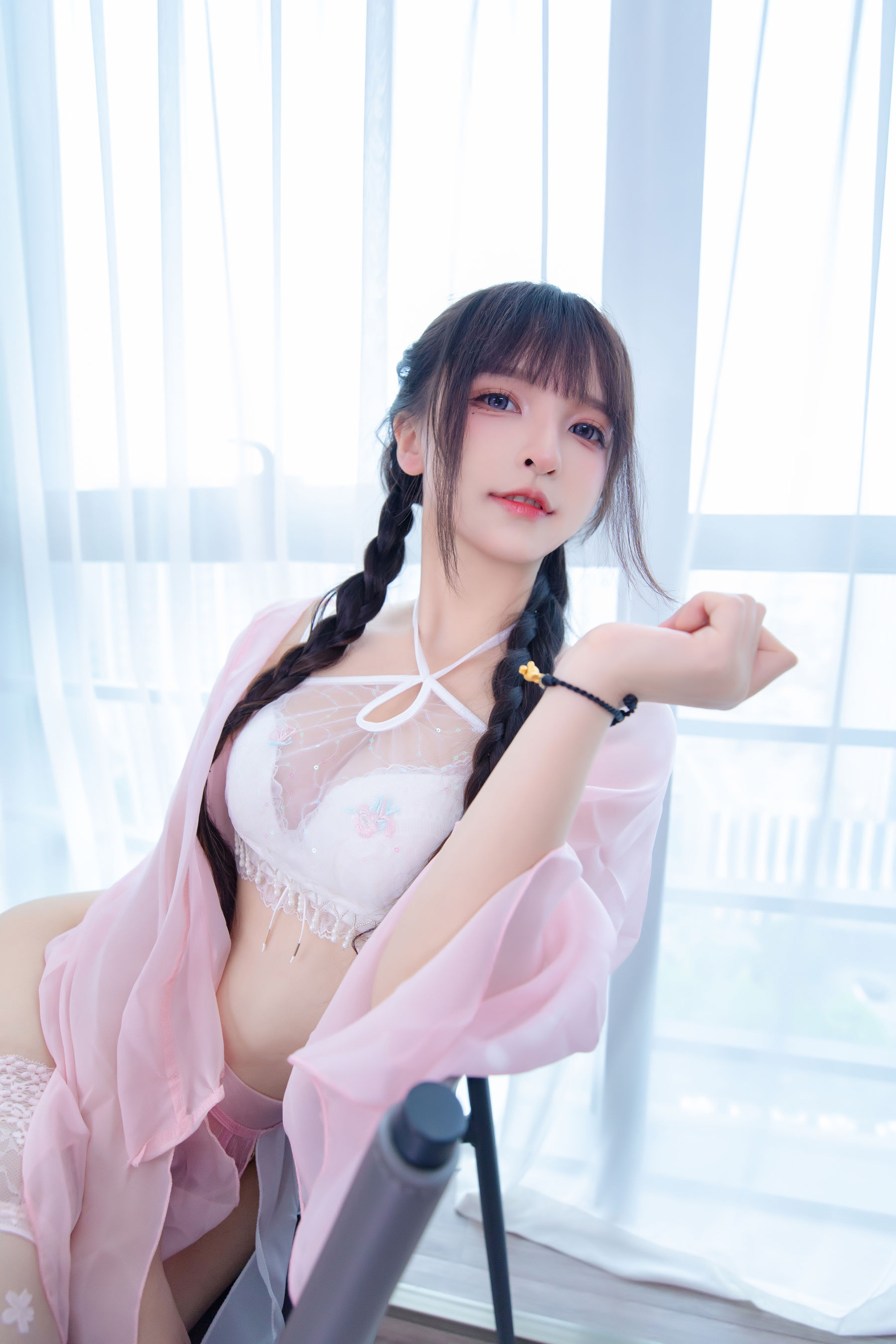 萝莉神楽板真冬 之桃花潭水 Cosplay-第9张