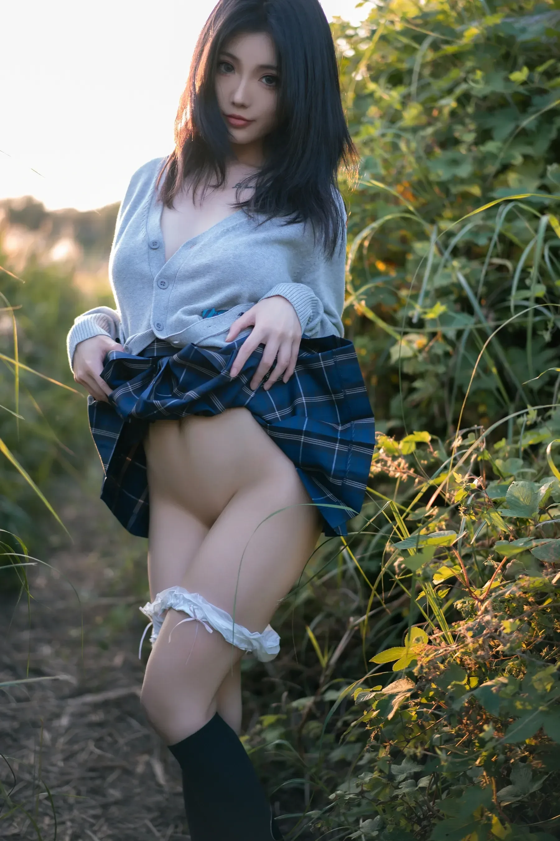 桃良阿宅 – 外出JK Cosplay-第32张
