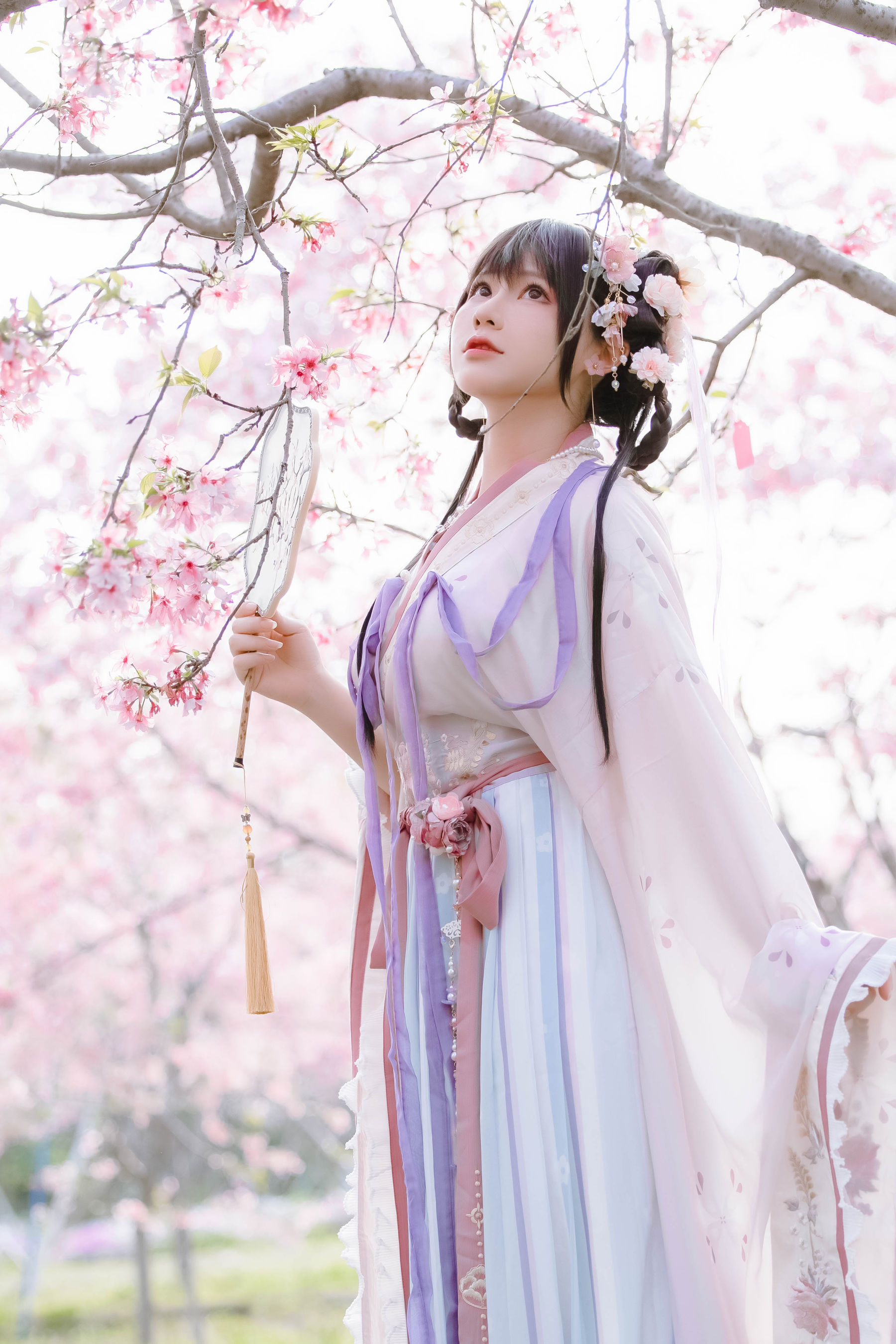 萌妹子Nyako喵子 – 樱花汉服 花神祈愿 Cosplay-第44张