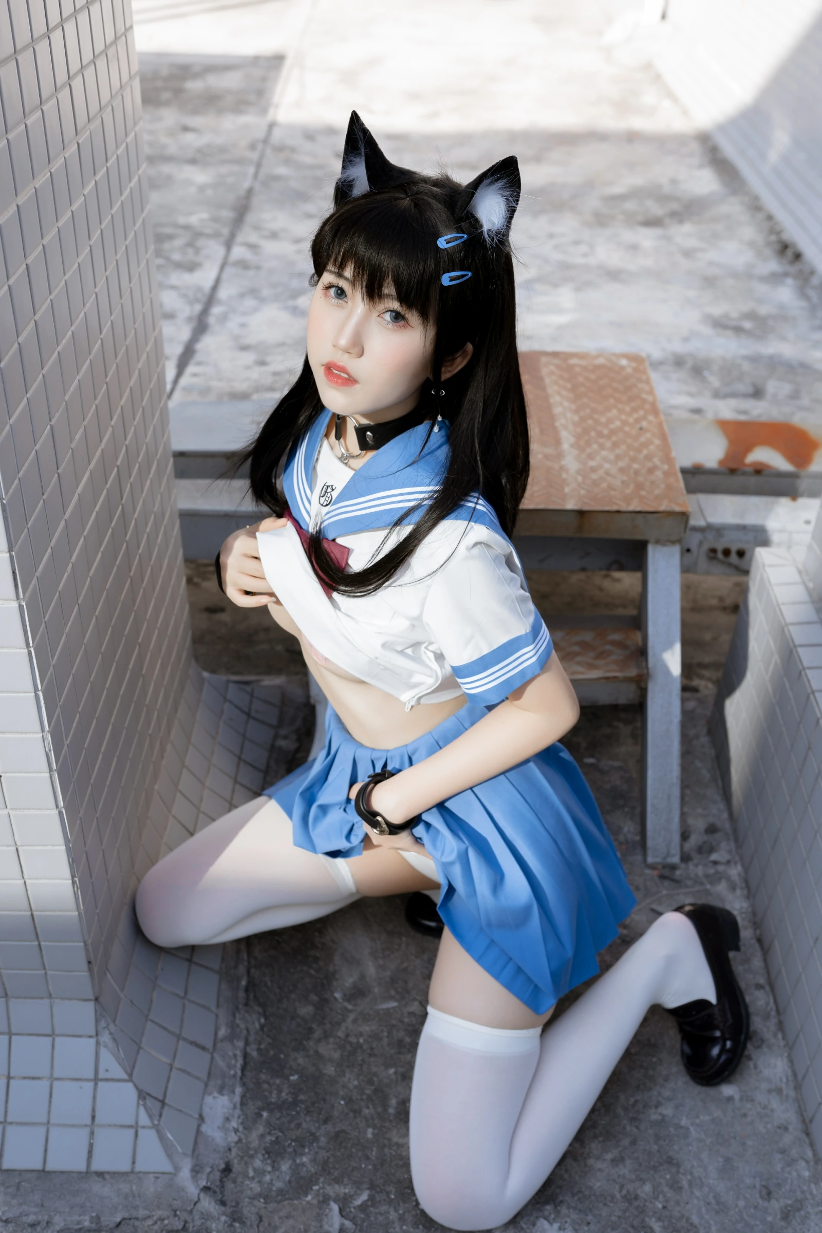 不呆猫 – 天台小m猫 Cosplay-第31张