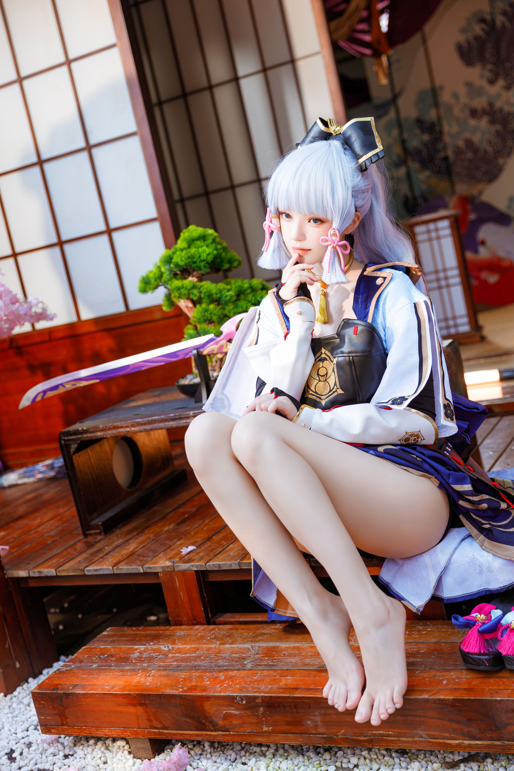 桜桃喵 – 神里绫华 Cosplay-第18张