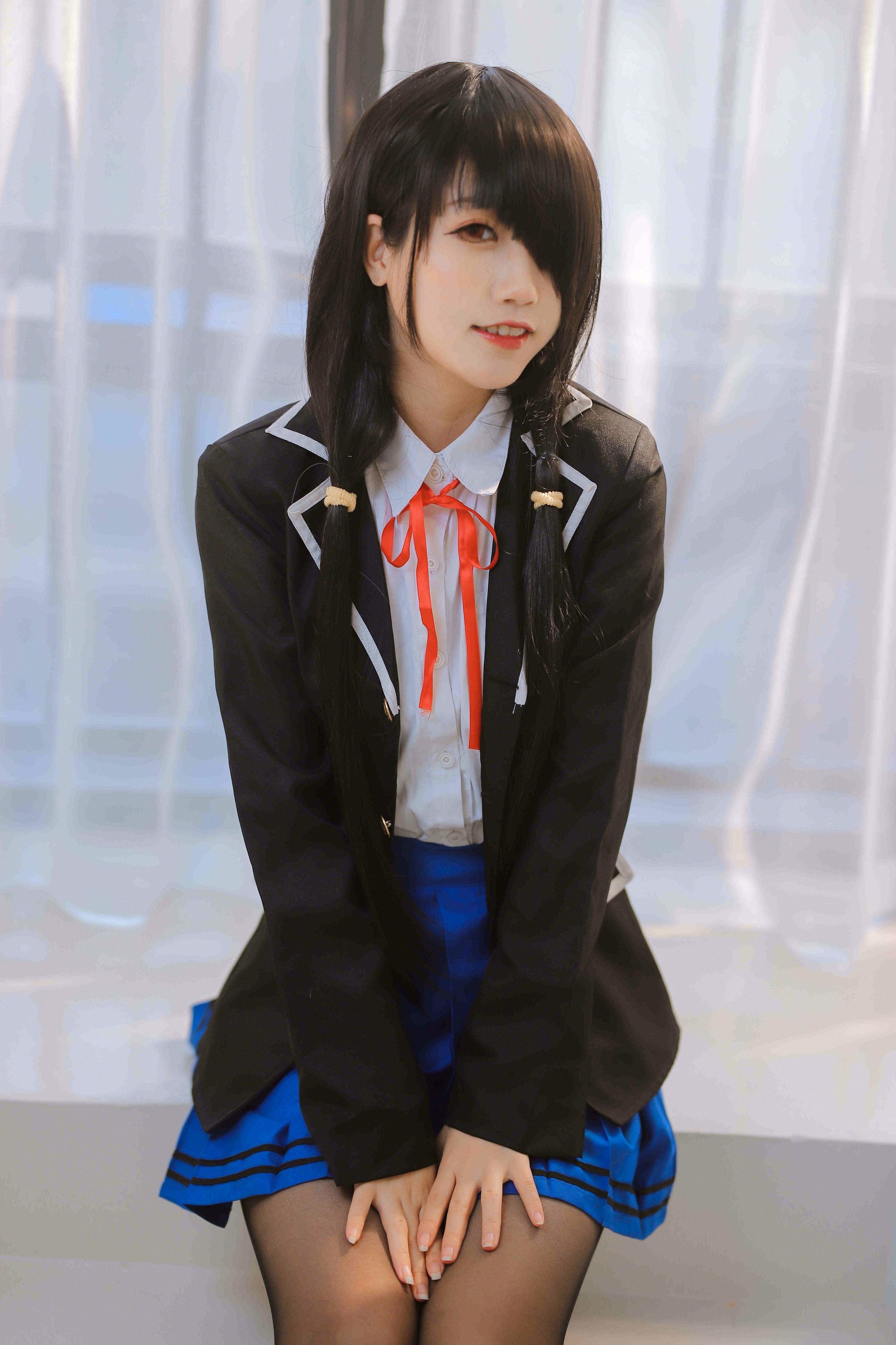 不呆猫 – 狂三黑丝白丝 Cosplay-第49张