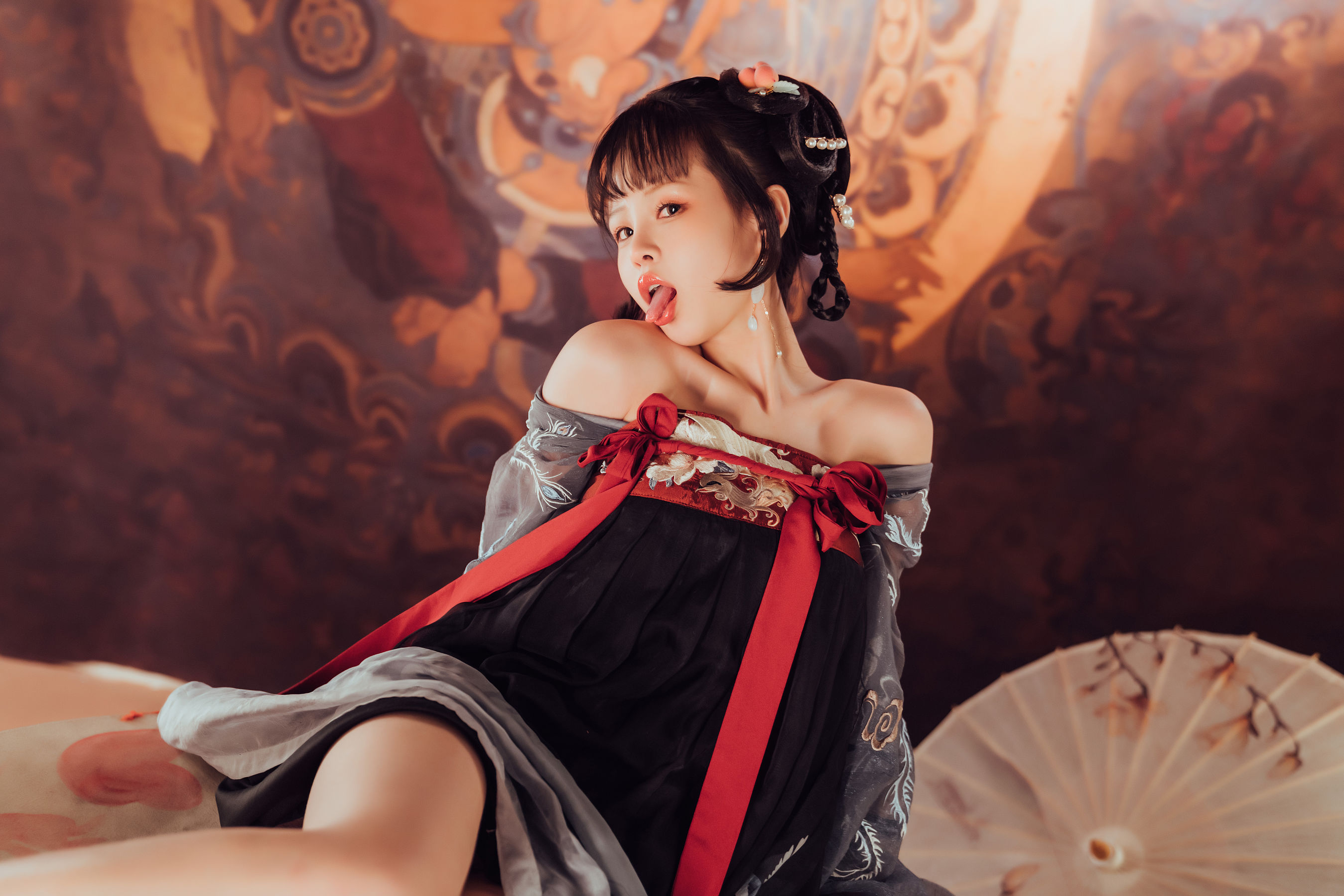 美少女晕崽 – 小琵琶精 Cosplay-第39张
