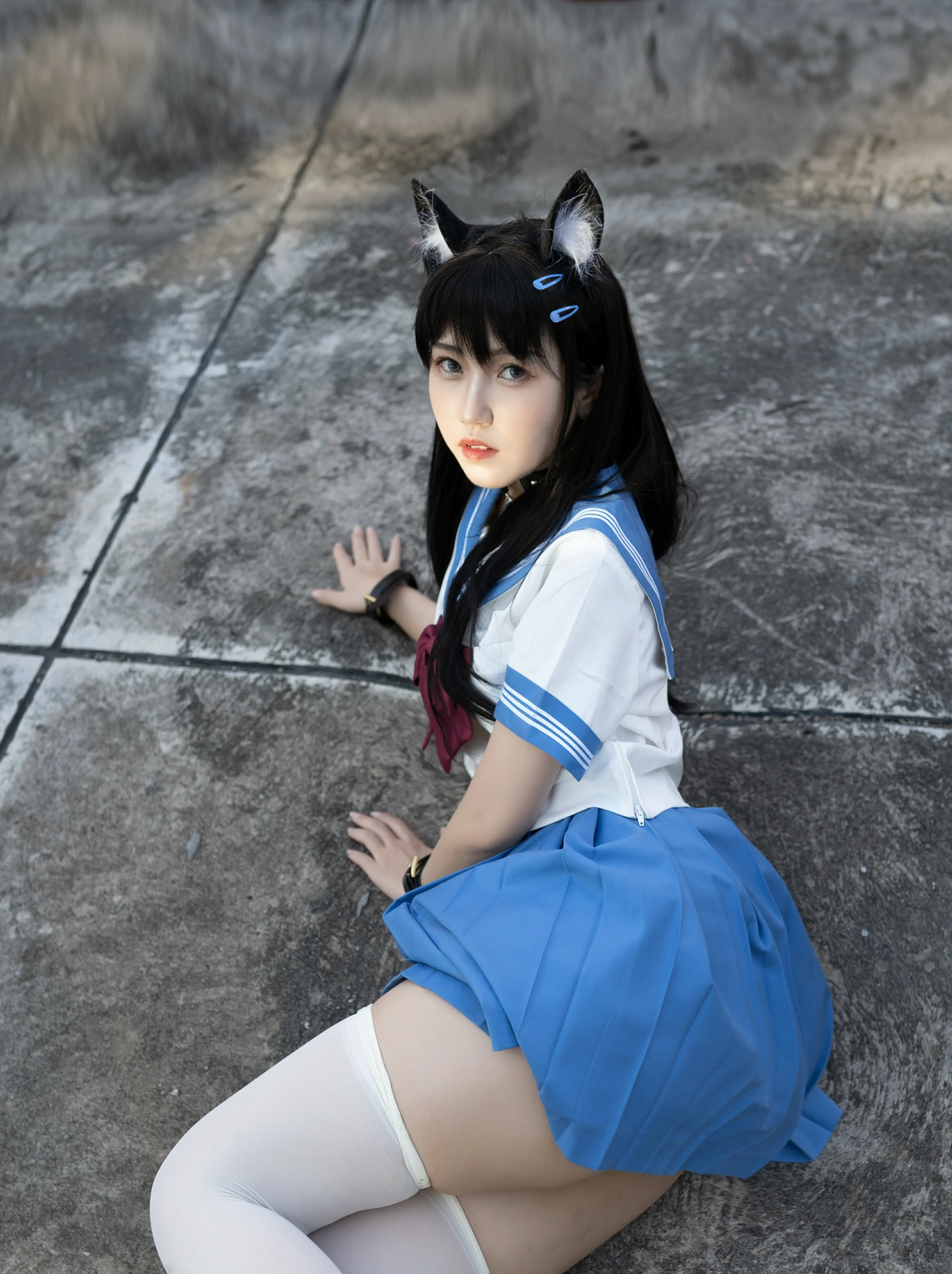 不呆猫 – 天台小m猫 Cosplay-第86张