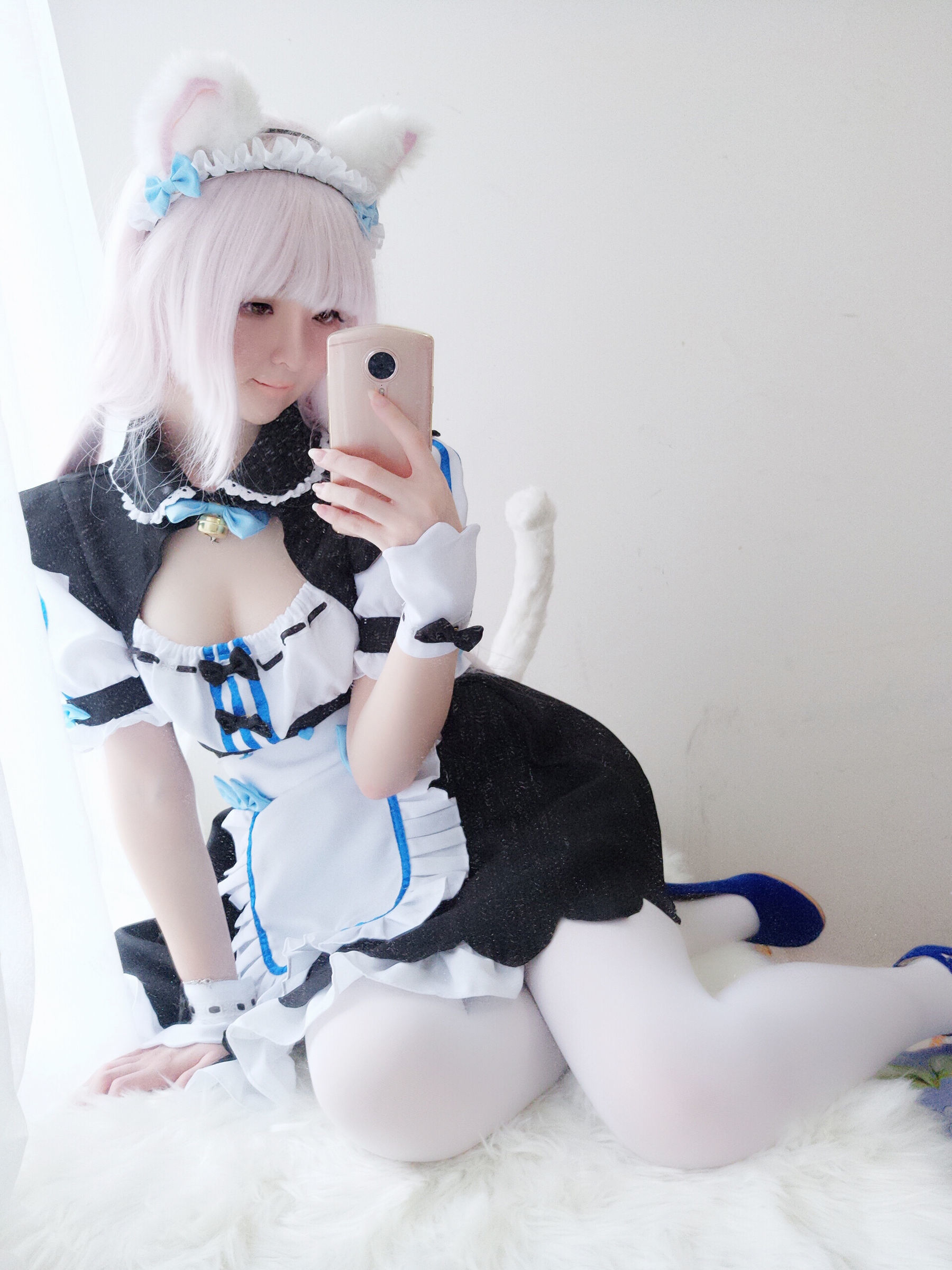 [萝莉COS] 一小央泽 – 猫娘香子兰 Cosplay-第9张