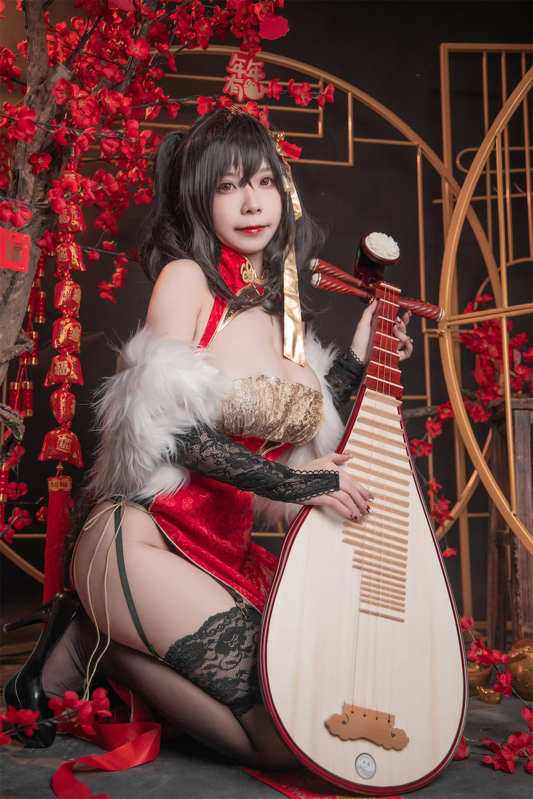自闭颜球球(无颜小天使wy) – 碧蓝航线 大凤红旗袍 Cosplay-第49张