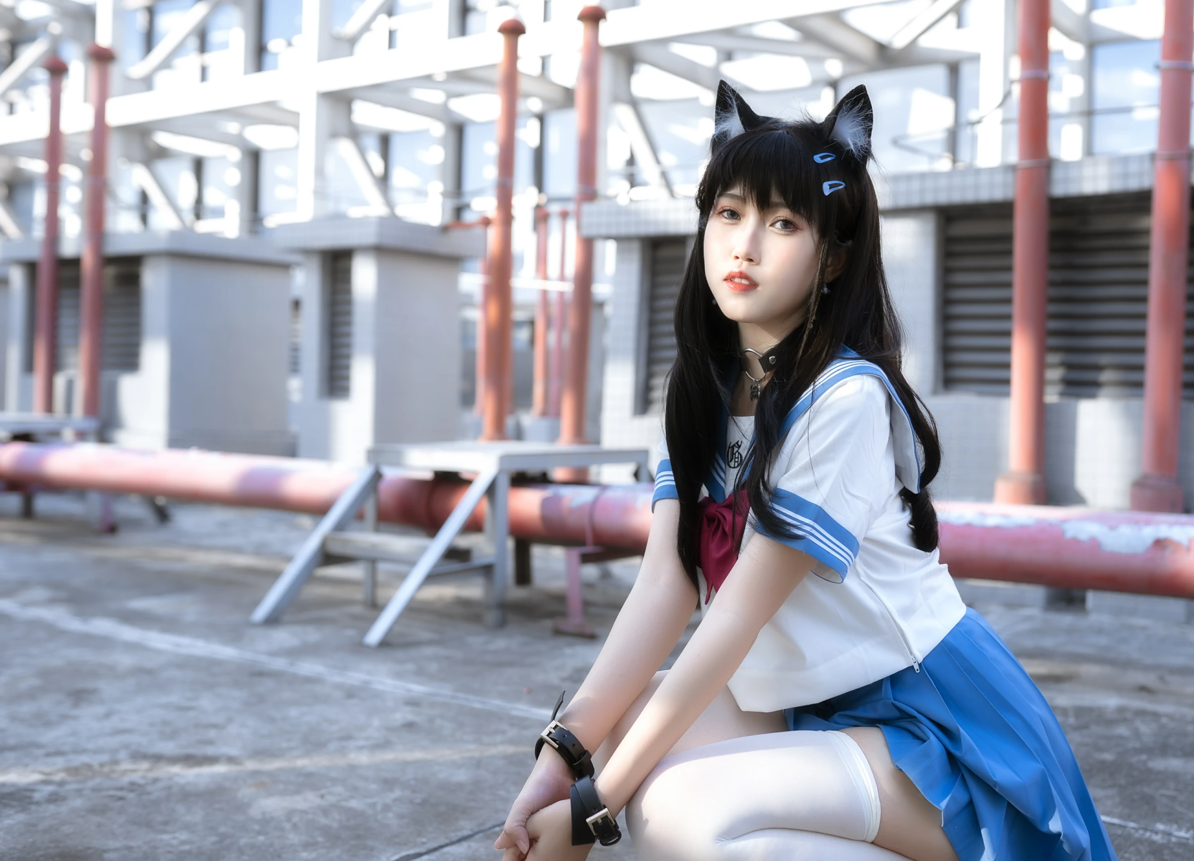不呆猫 – 天台小m猫 Cosplay-第89张