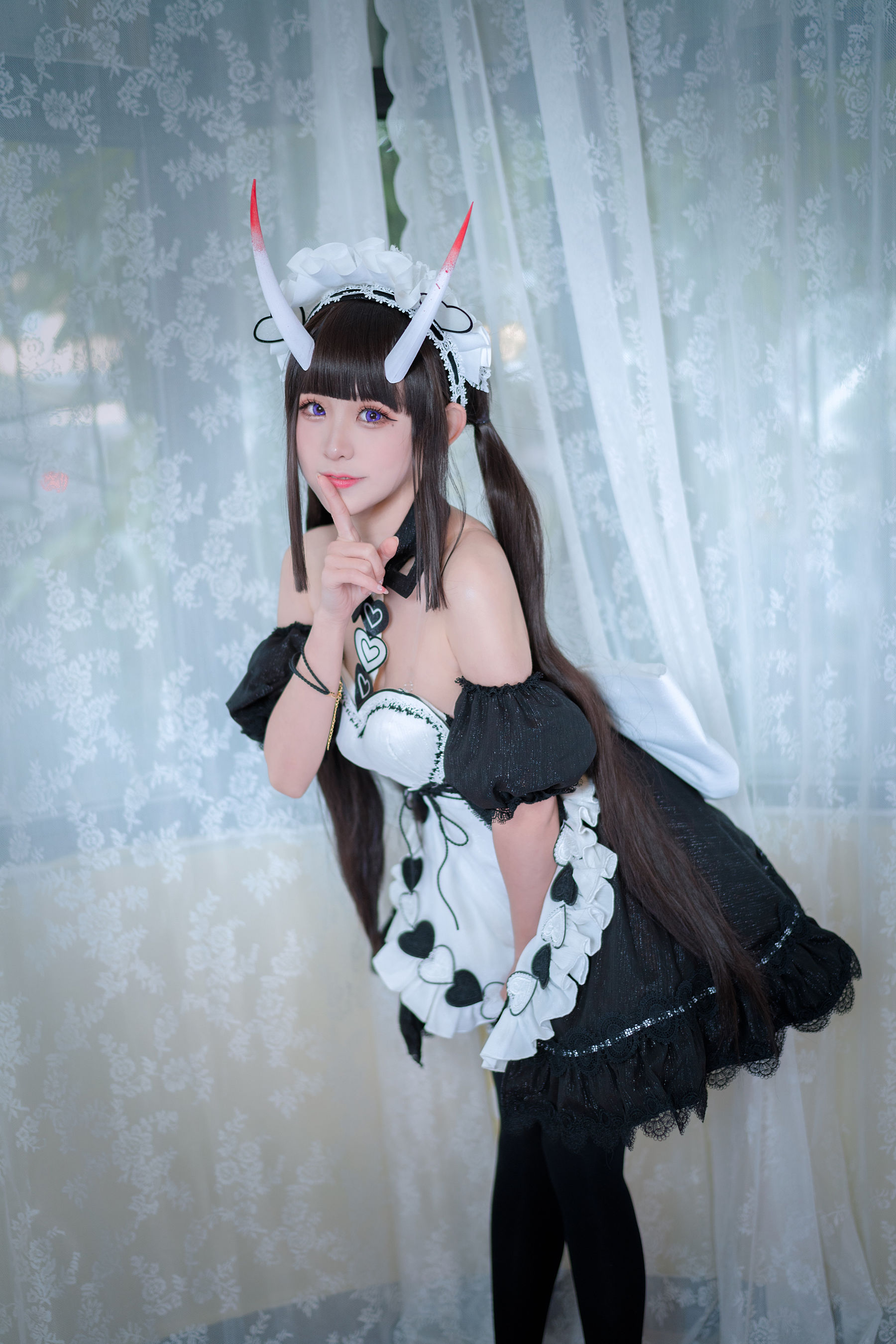 miko酱ww – 碧蓝航线 能代女仆 Cosplay-第4张