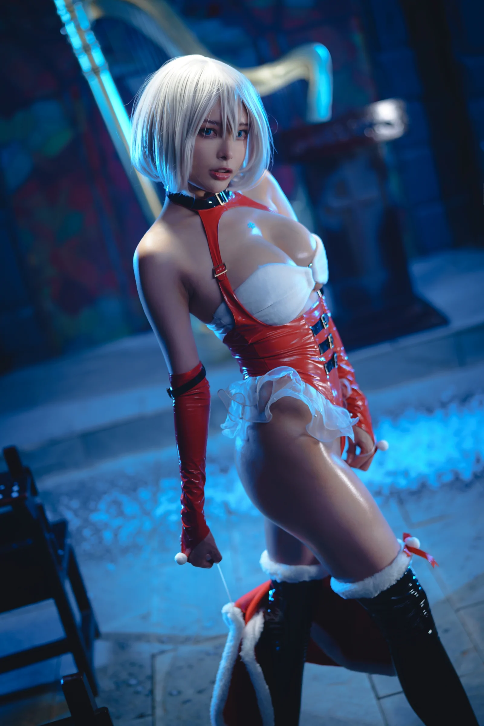 秋和柯基 – 圣诞雪夜锦礼 Cosplay-第20张