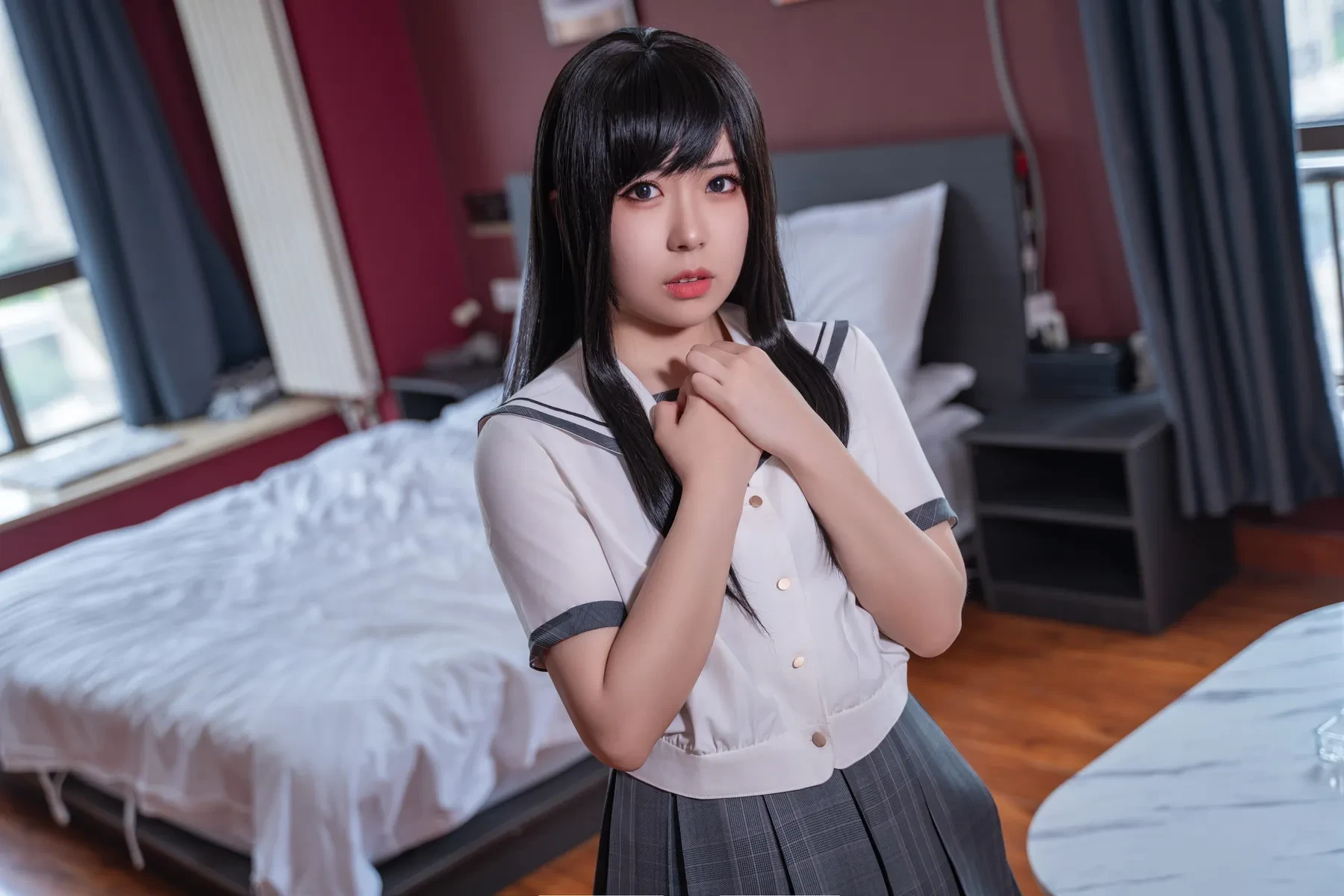 虎森森 – 下班后的OL2 Cosplay-第19张