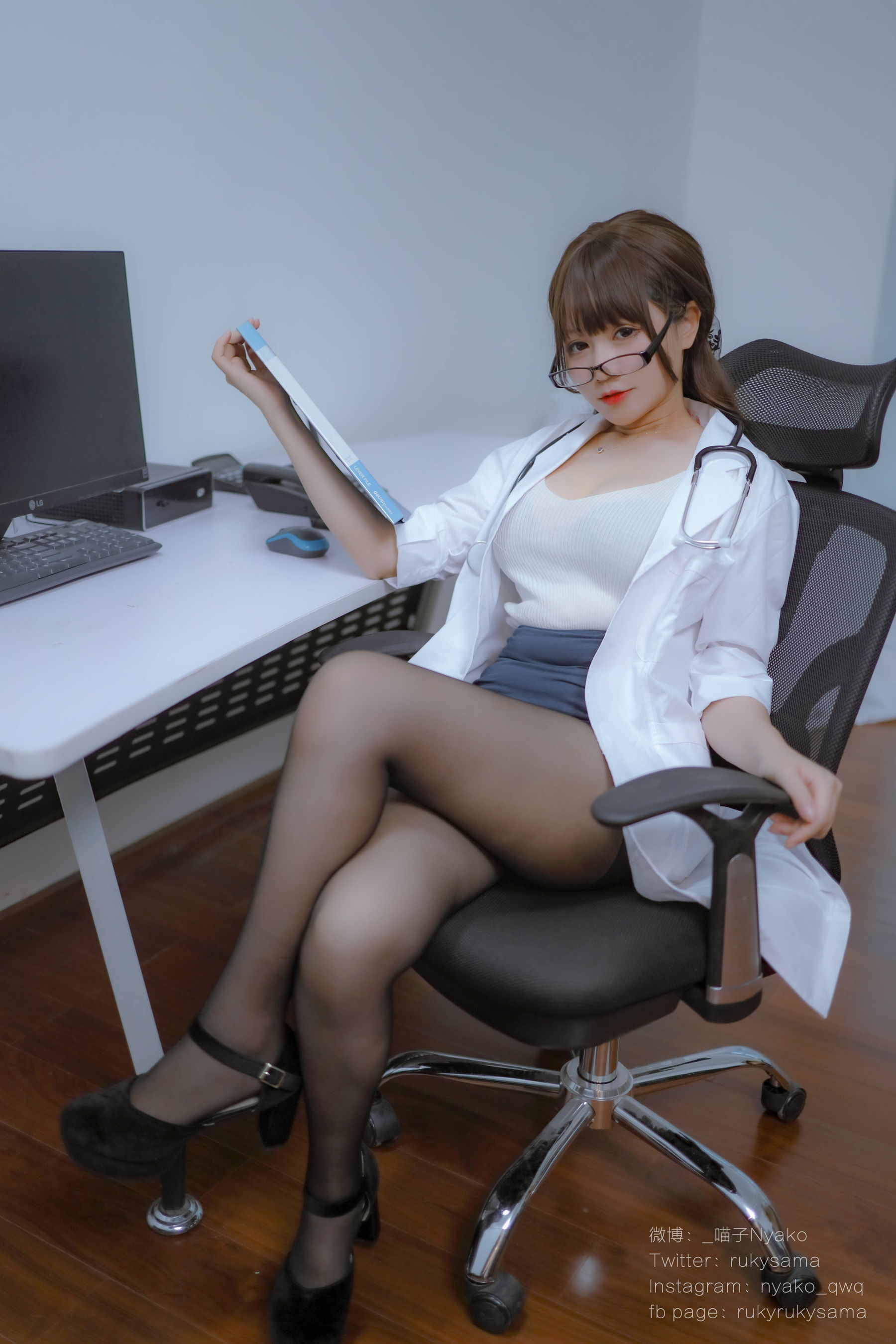 萌妹子Nyako喵子 – 秘密病栋 Cosplay-第3张