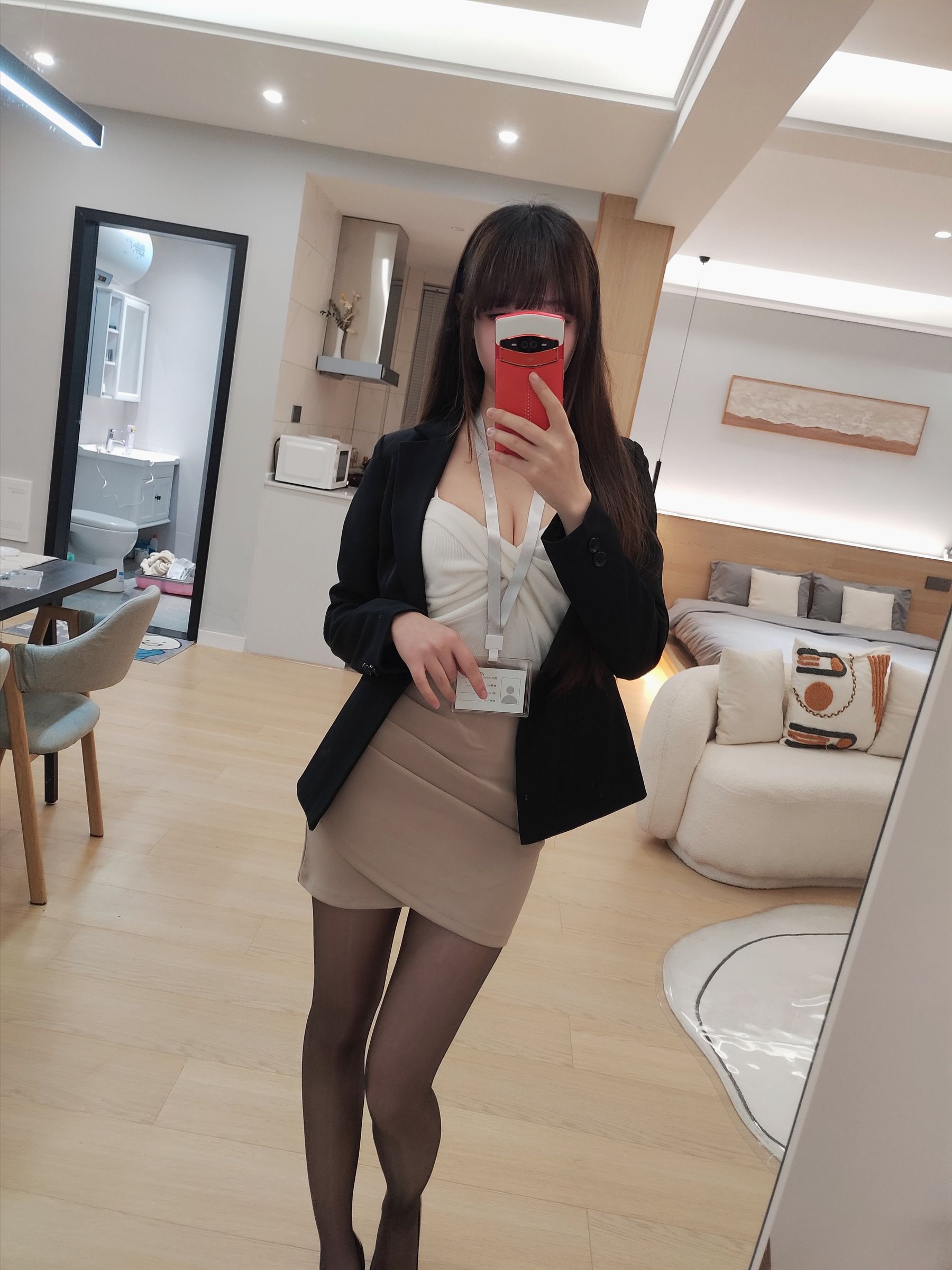 Cos小姐姐雪琪 – OL后辈出差第一天 Cosplay-第32张
