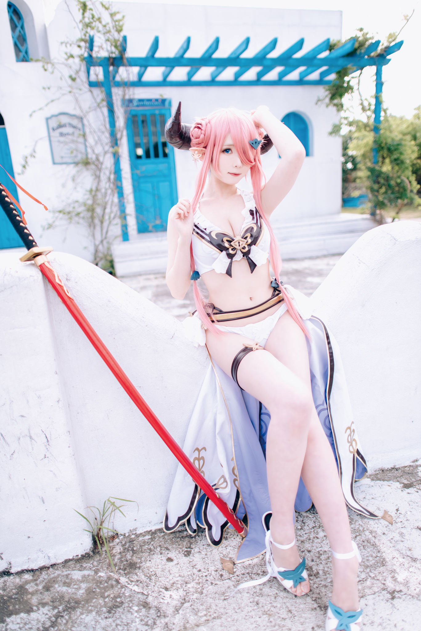 微博妹纸霜月shimo – 碧蓝幻想 娜尔梅亚 Cosplay-第10张