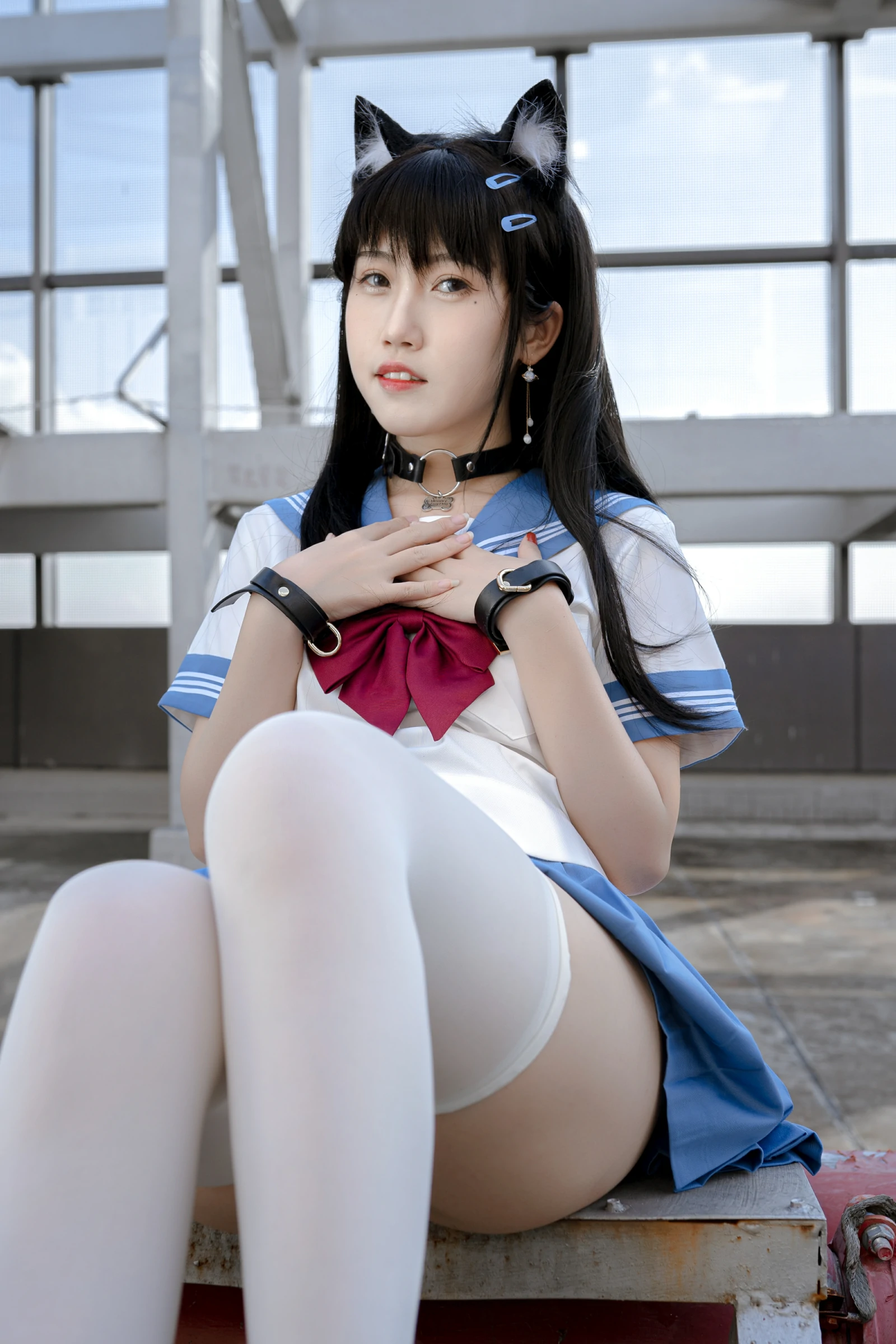 不呆猫 – 天台小m猫 Cosplay-第23张