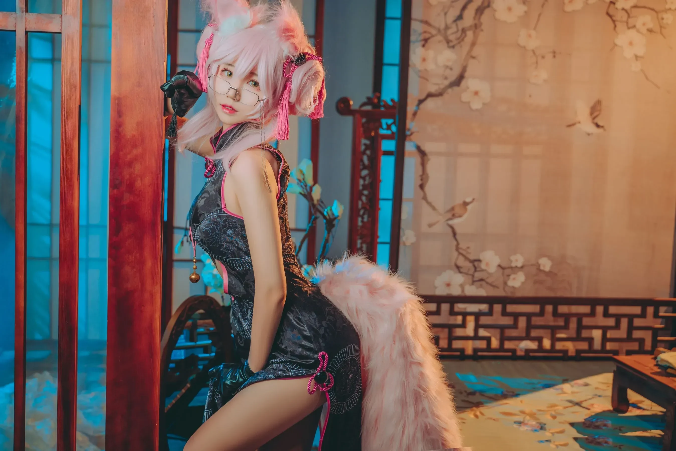 猫君君MaoJun – 杀阶秘书狐 Cosplay-第26张