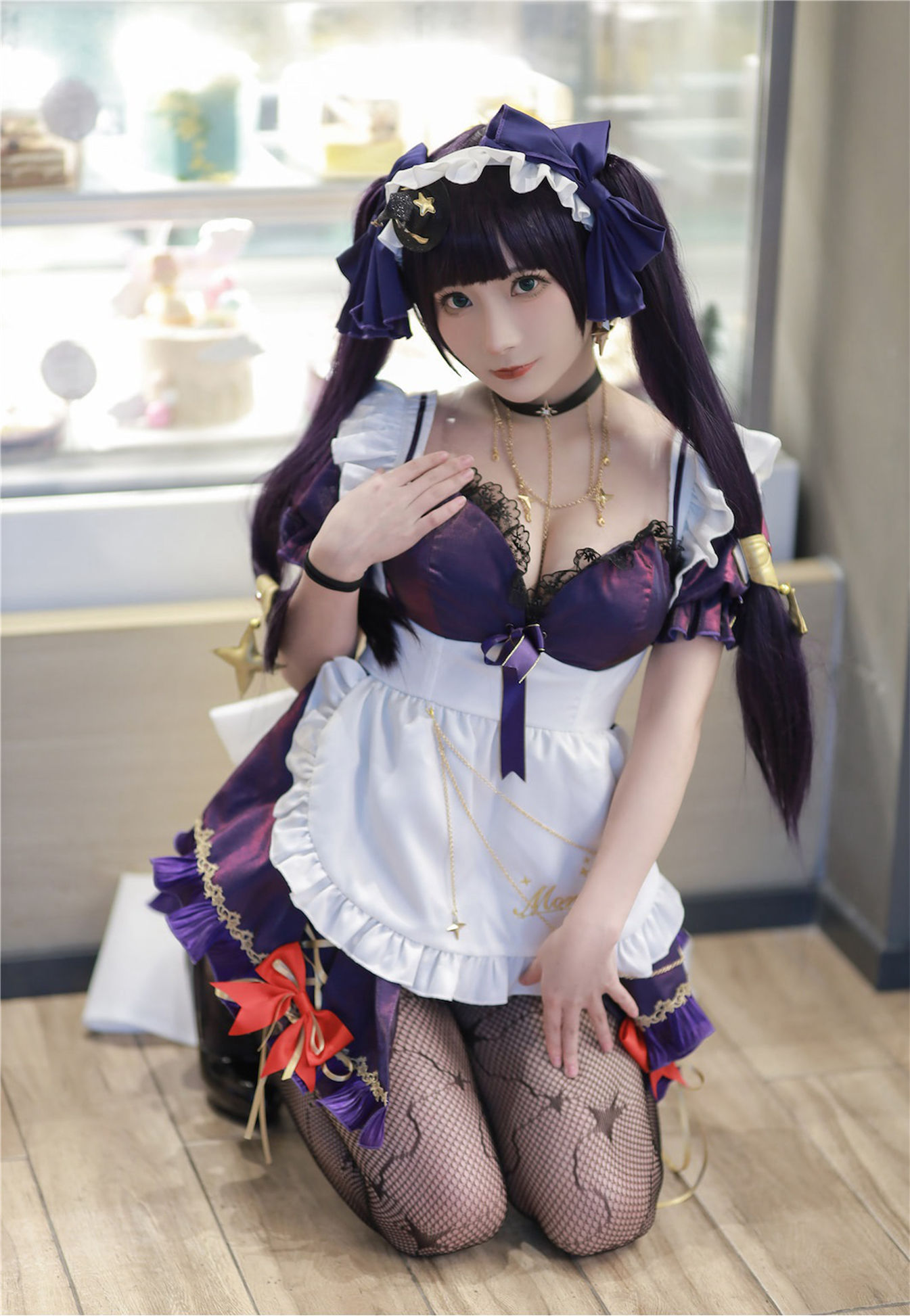 是三不是世w – 原神莫娜女仆 Cosplay-第40张