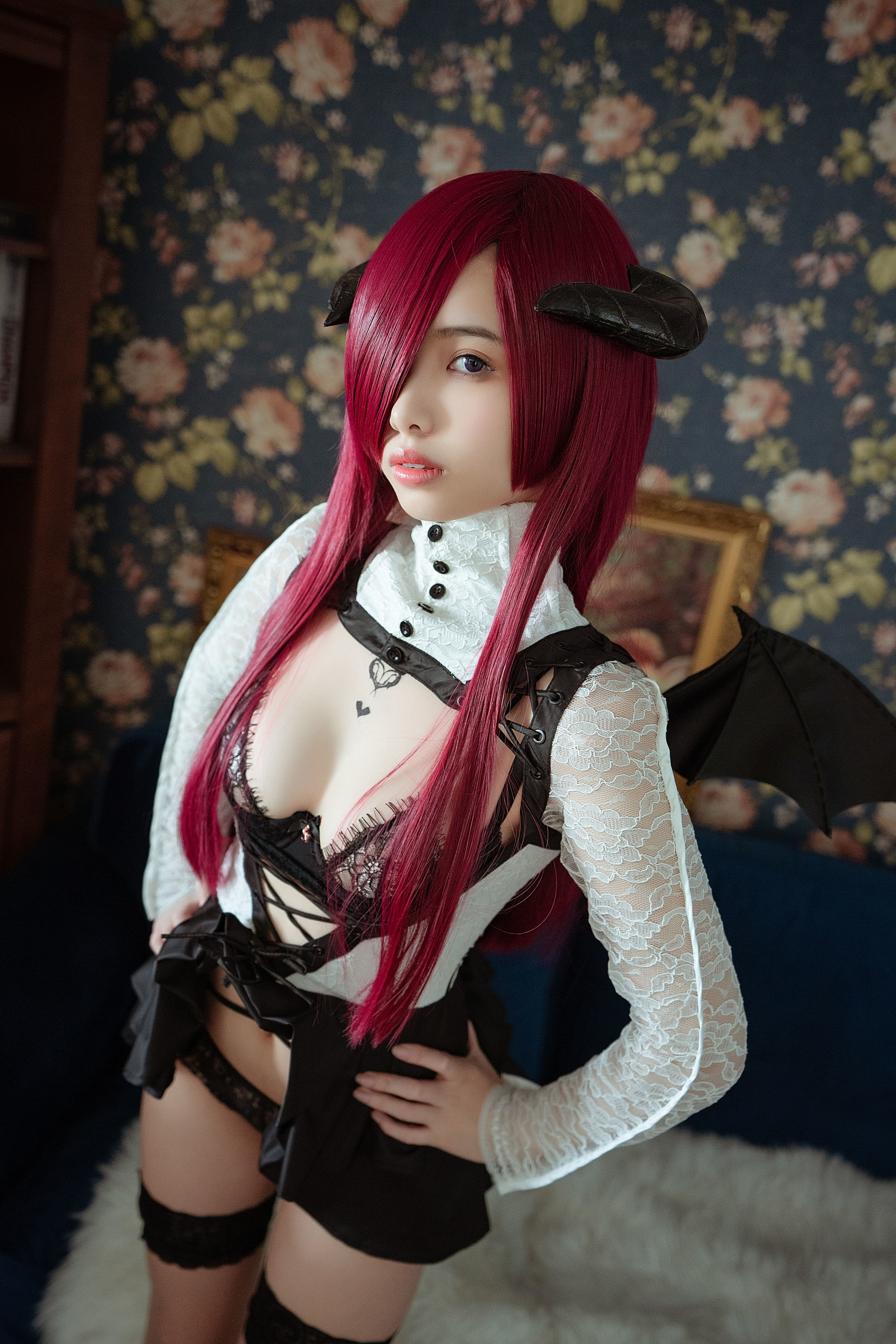 [萝莉COS] 雯妹 – 魅魔 the countess of devil Cosplay-第31张
