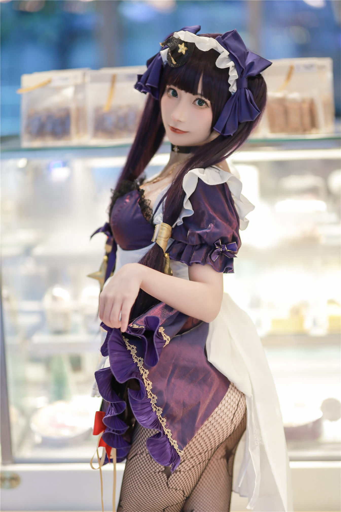 是三不是世w – 原神莫娜女仆 Cosplay-第39张