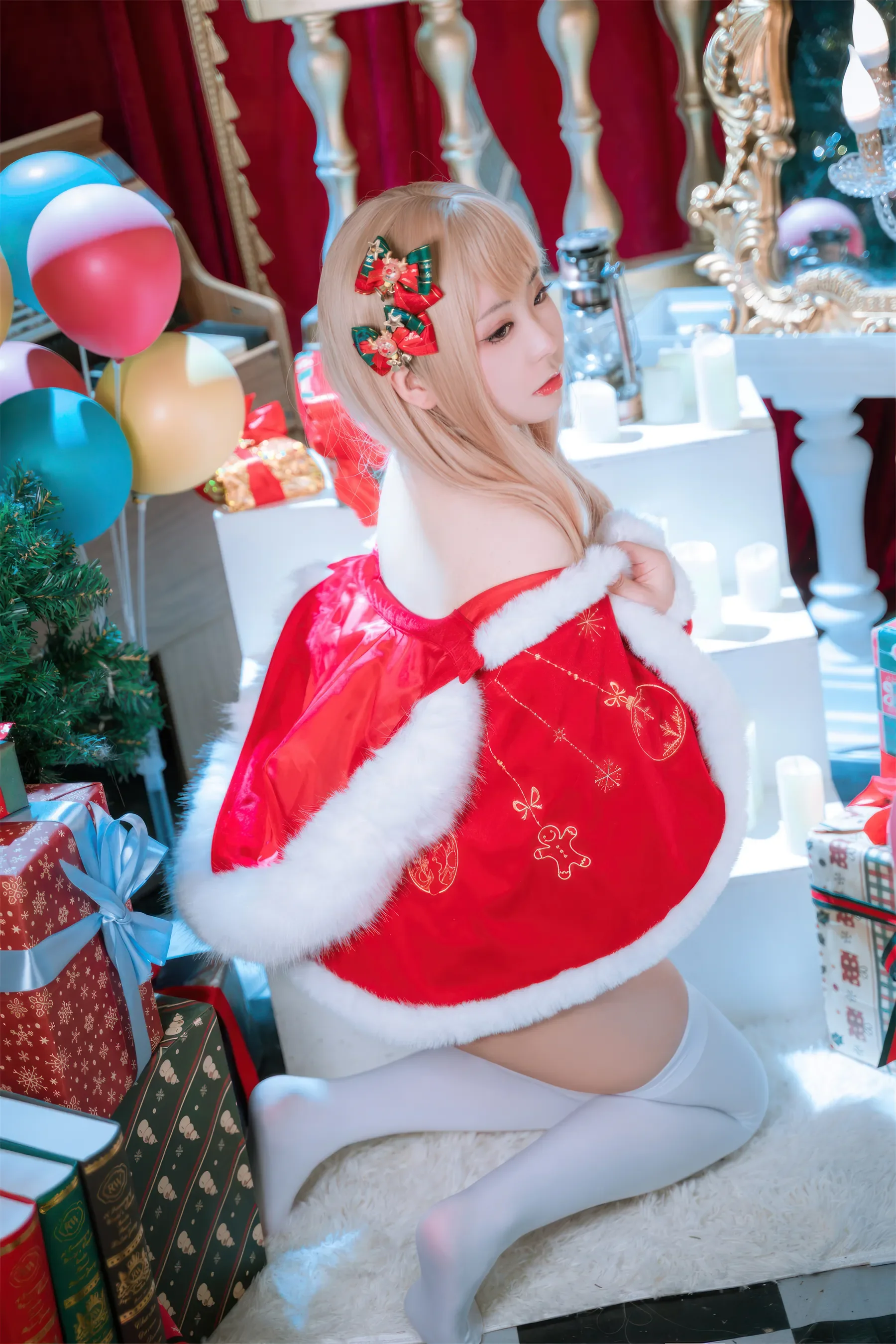 虎森森 – 圣诞精灵 Cosplay-第21张