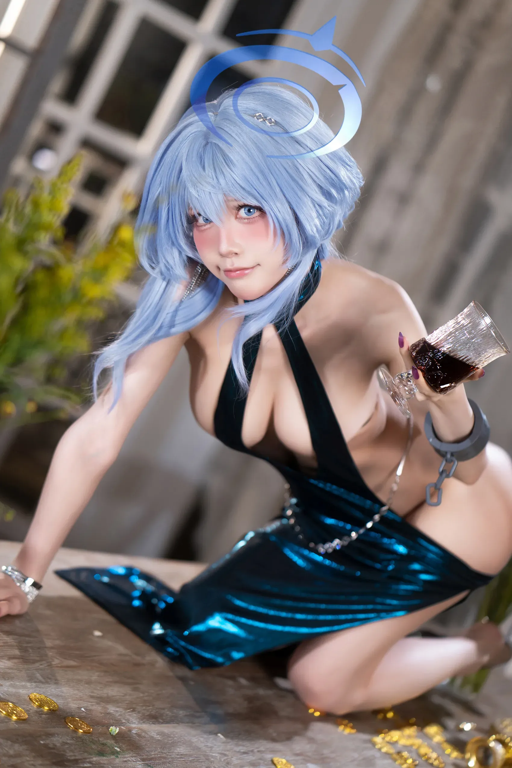 水淼aqua – 碧蓝档案 天雨亚子礼服 Cosplay-第58张