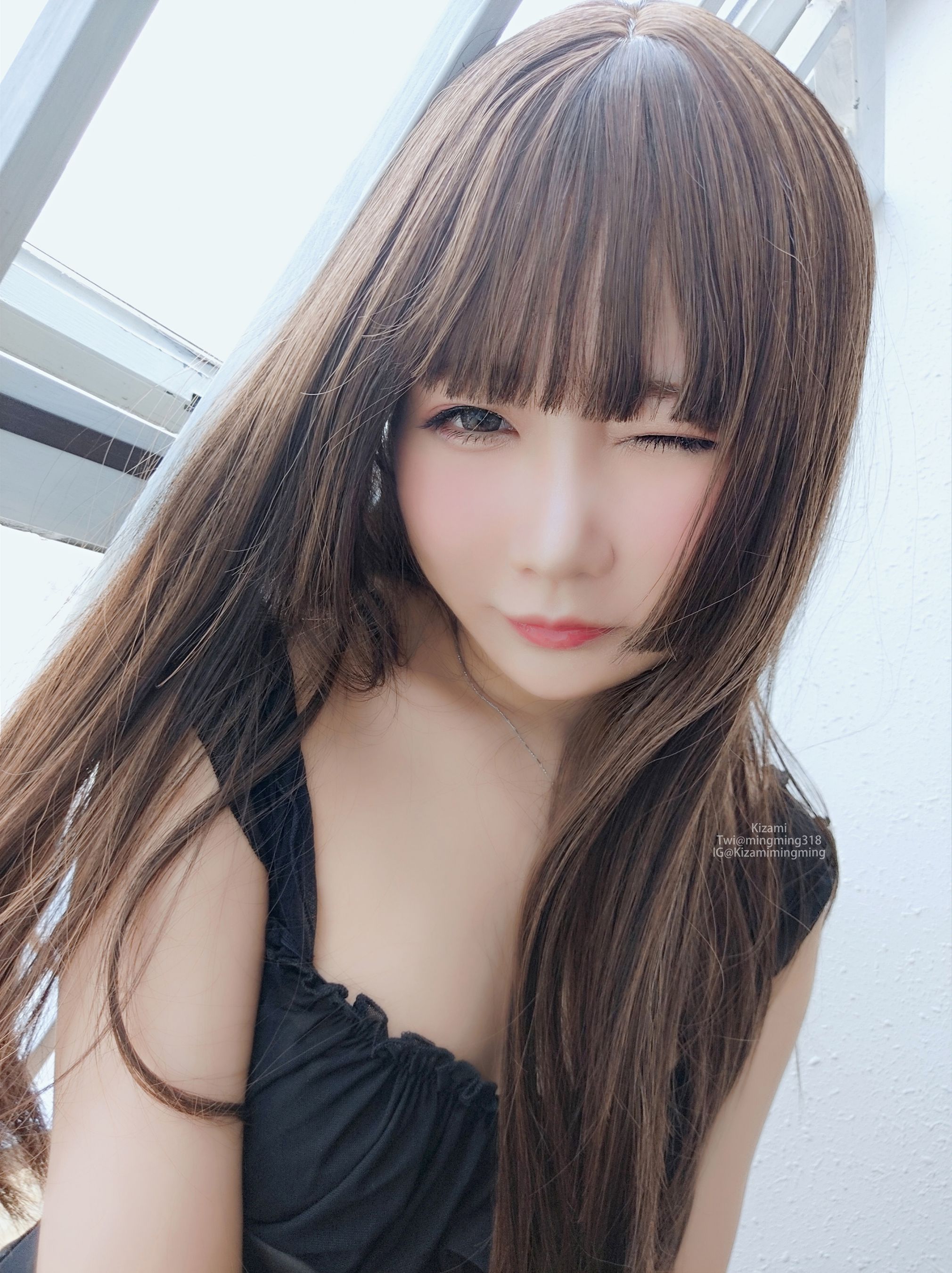 [銘銘Kizami] fantia 黒いストッキング Cosplay-第72张