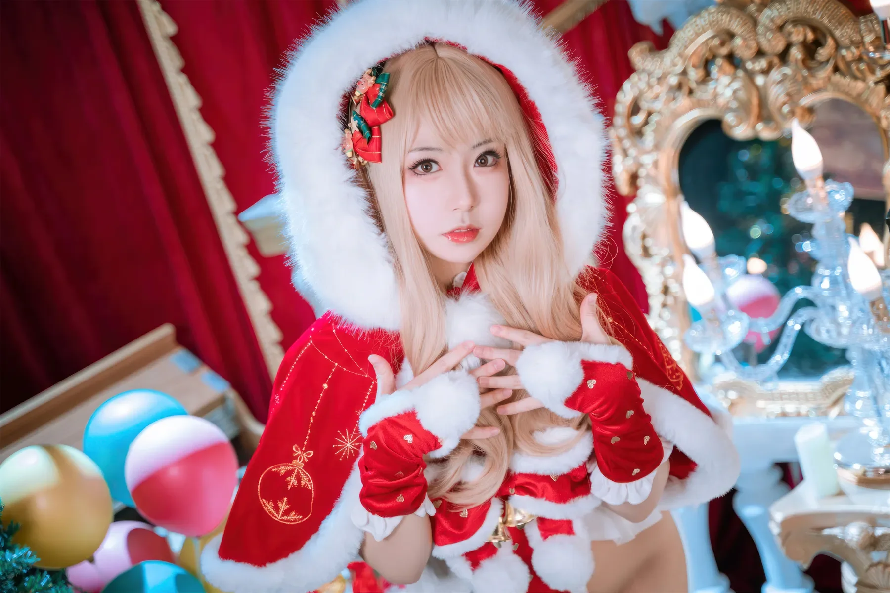 虎森森 – 圣诞精灵 Cosplay-第59张