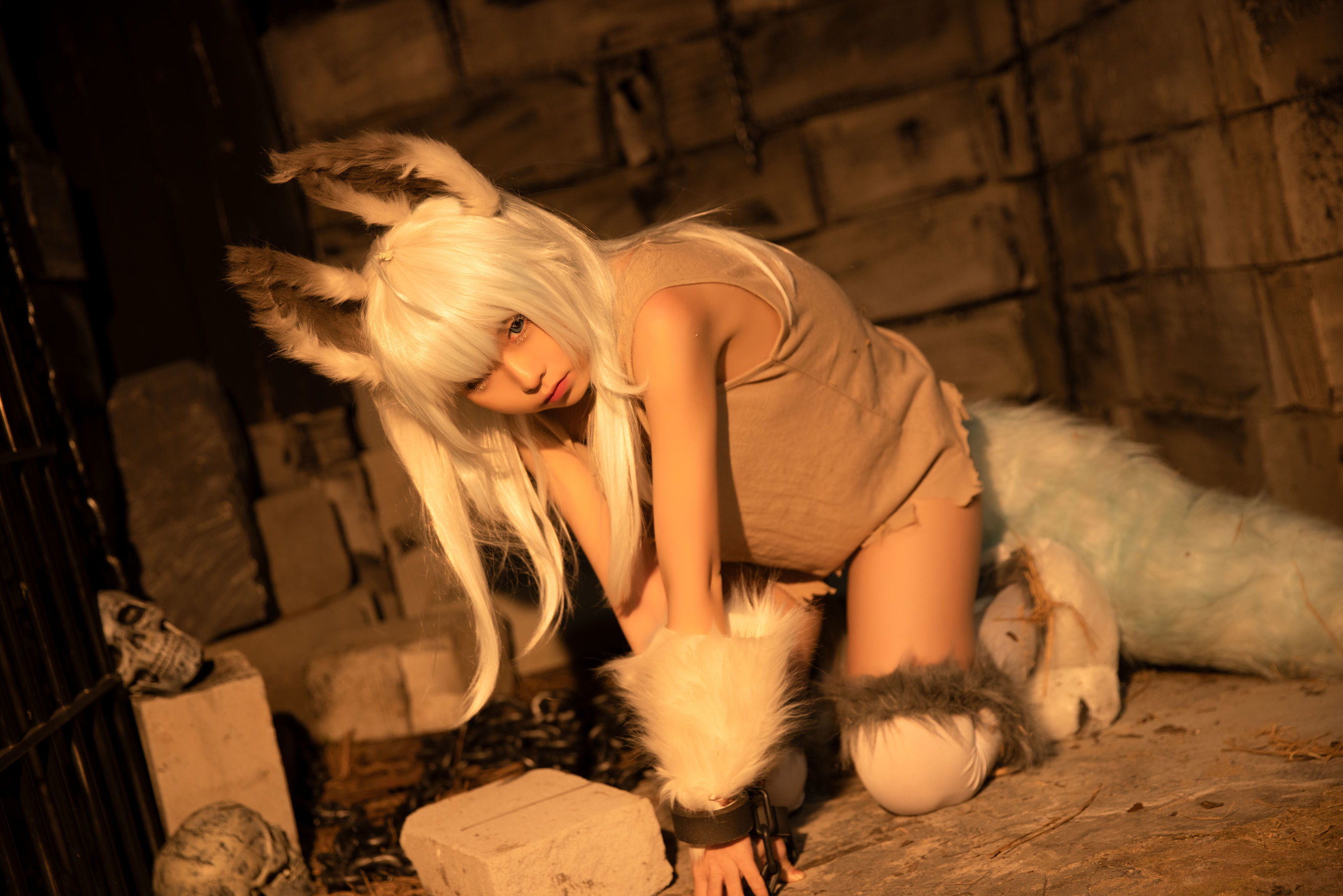 动漫博主G44不会受伤 – 地牢刹那常服 Cosplay-第4张