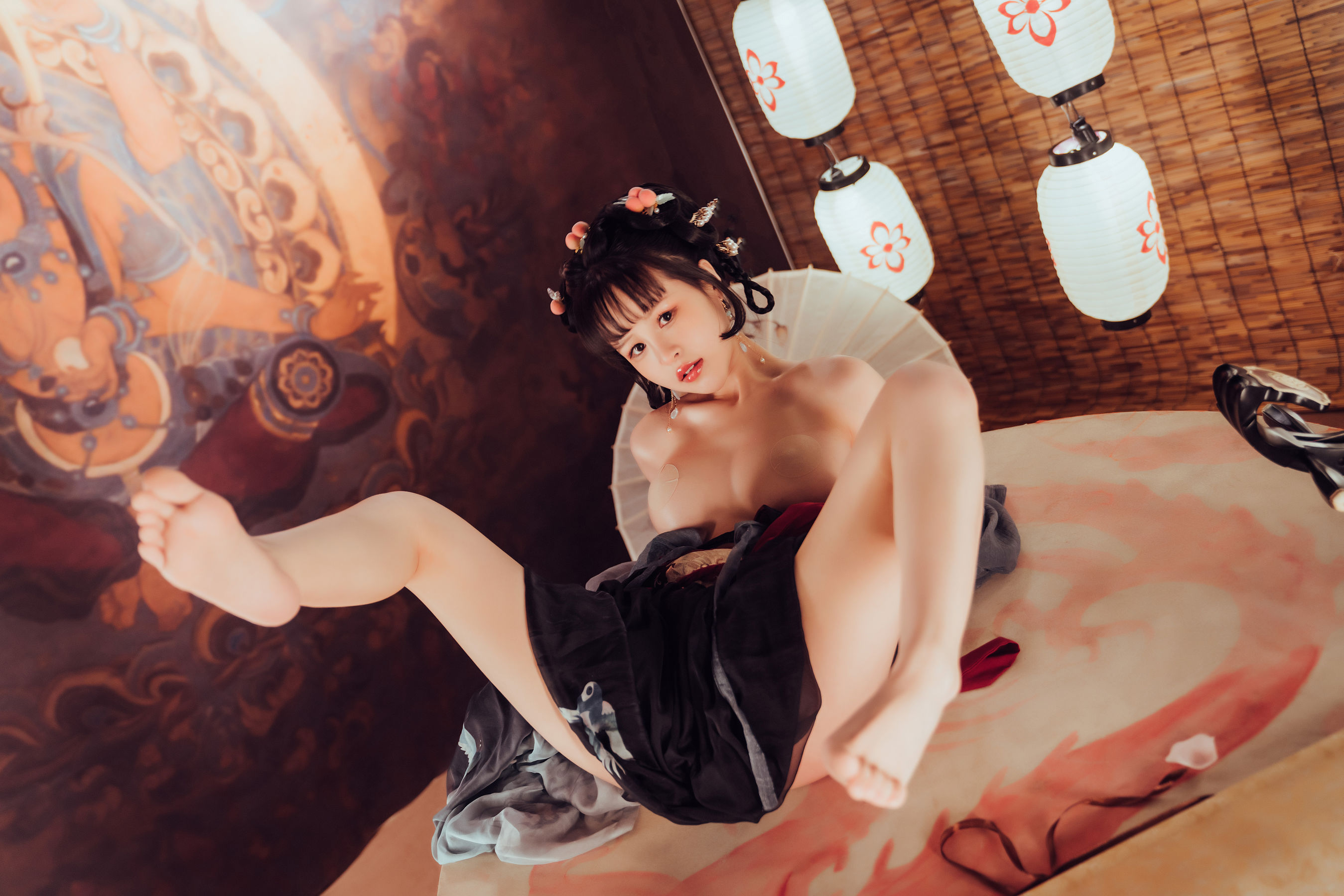 美少女晕崽 – 小琵琶精 Cosplay-第53张