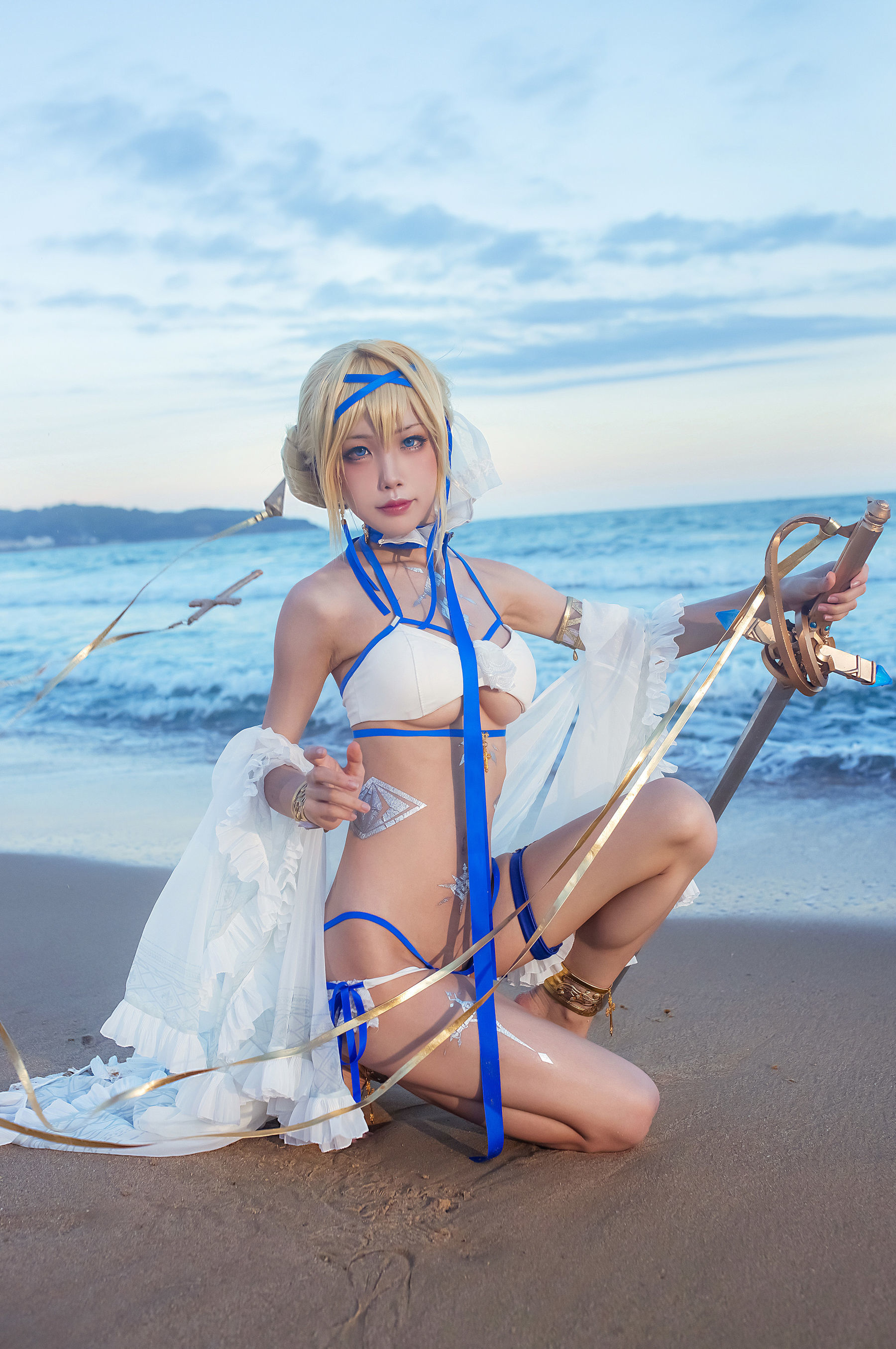 动漫博主水淼aqua – 圣女贞德 Cosplay-第25张