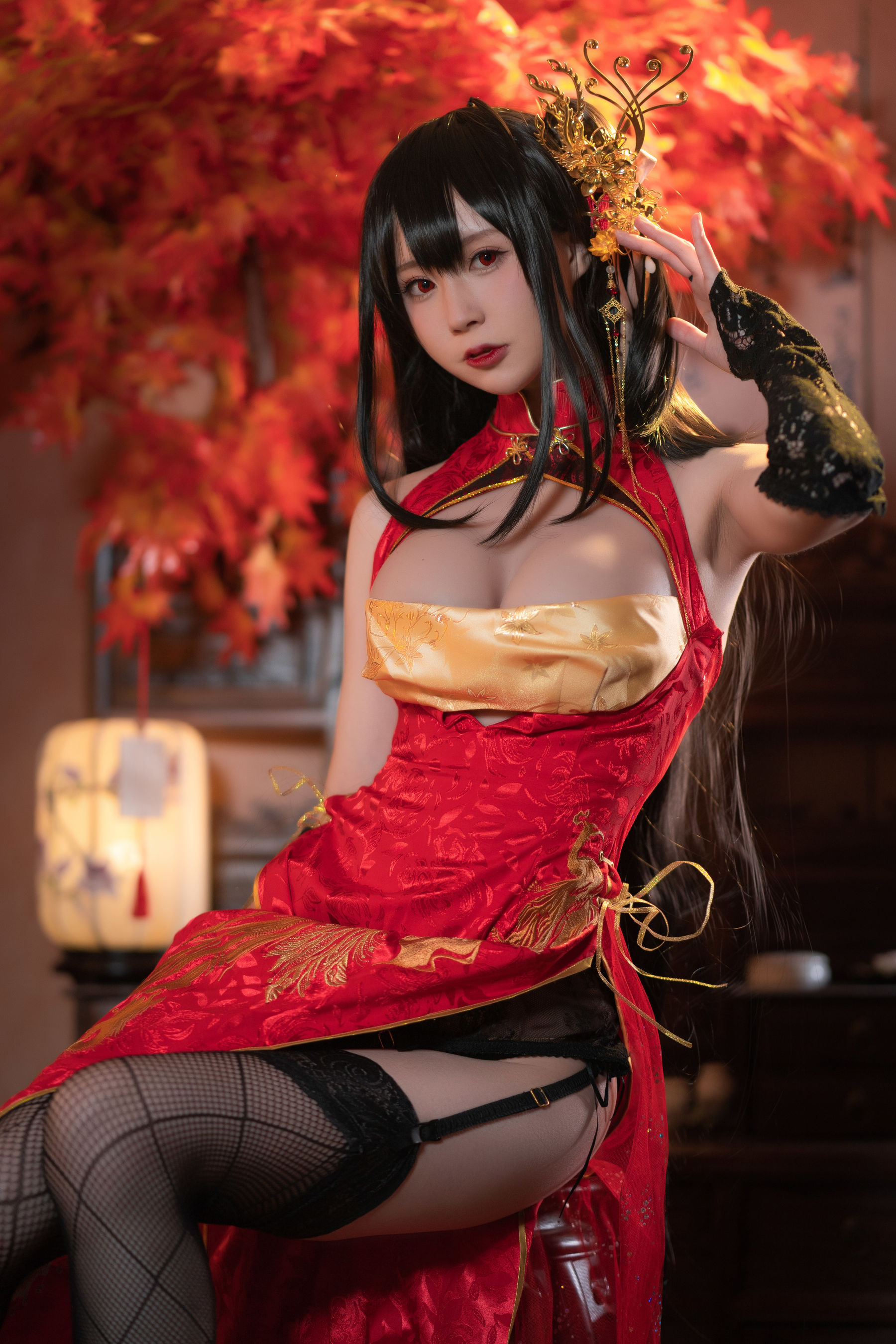 西园寺南歌 – 大凤 旗袍 Cosplay-第6张