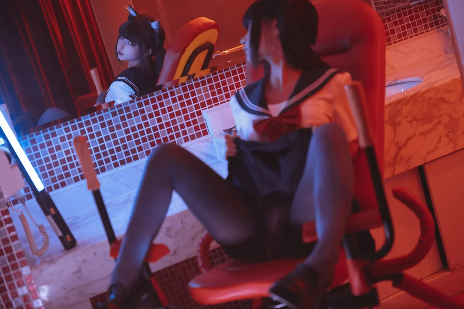 蠢沫沫 – 另一面 Cosplay-第2张