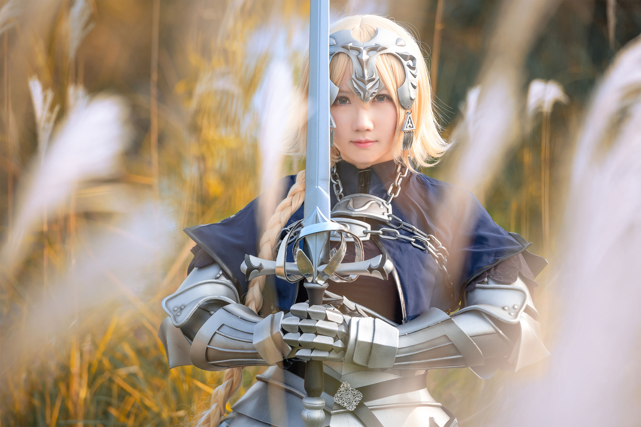 微肉感萌妹是本末末 – 贞德 Cosplay-第62张