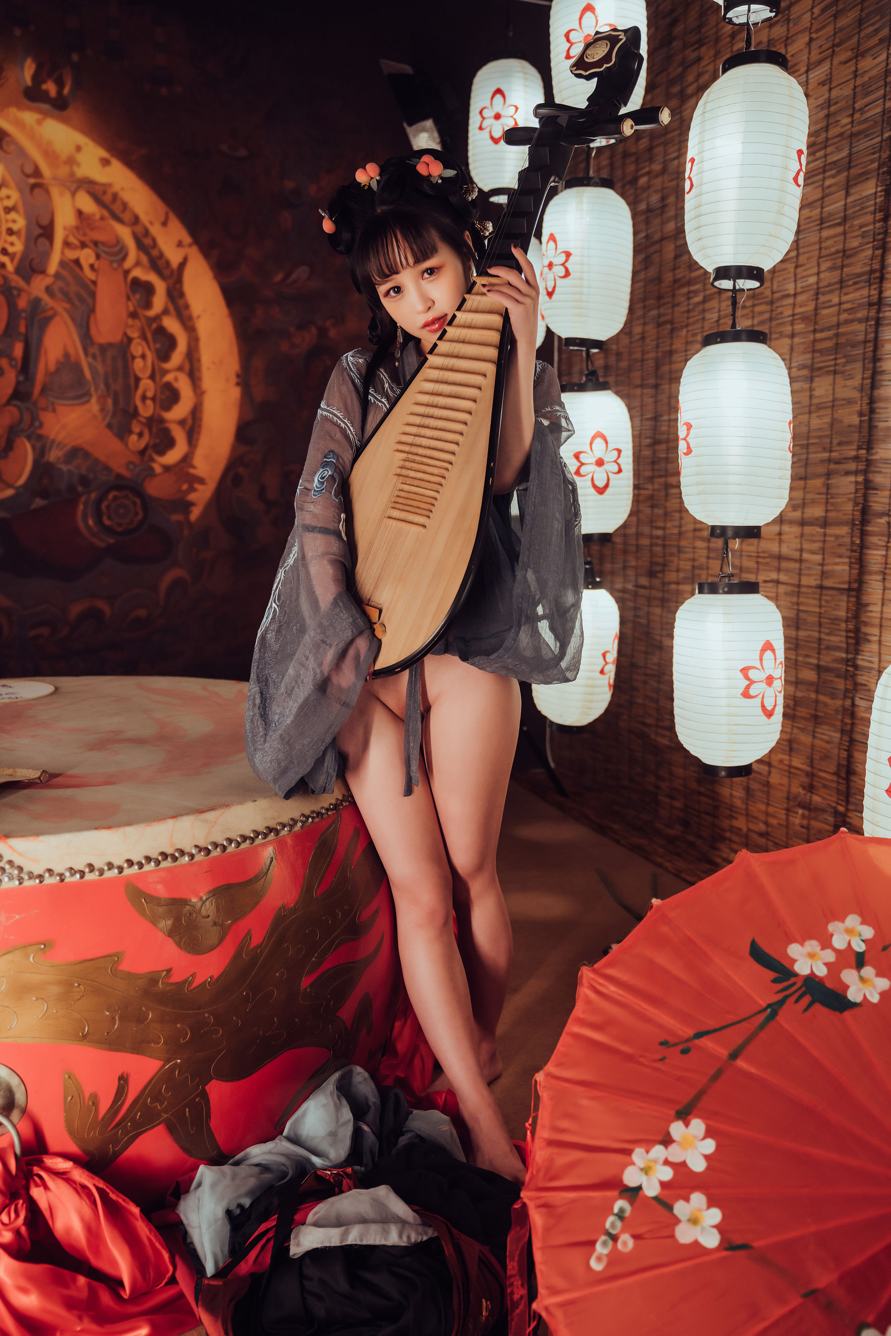 美少女晕崽 – 小琵琶精 Cosplay-第7张