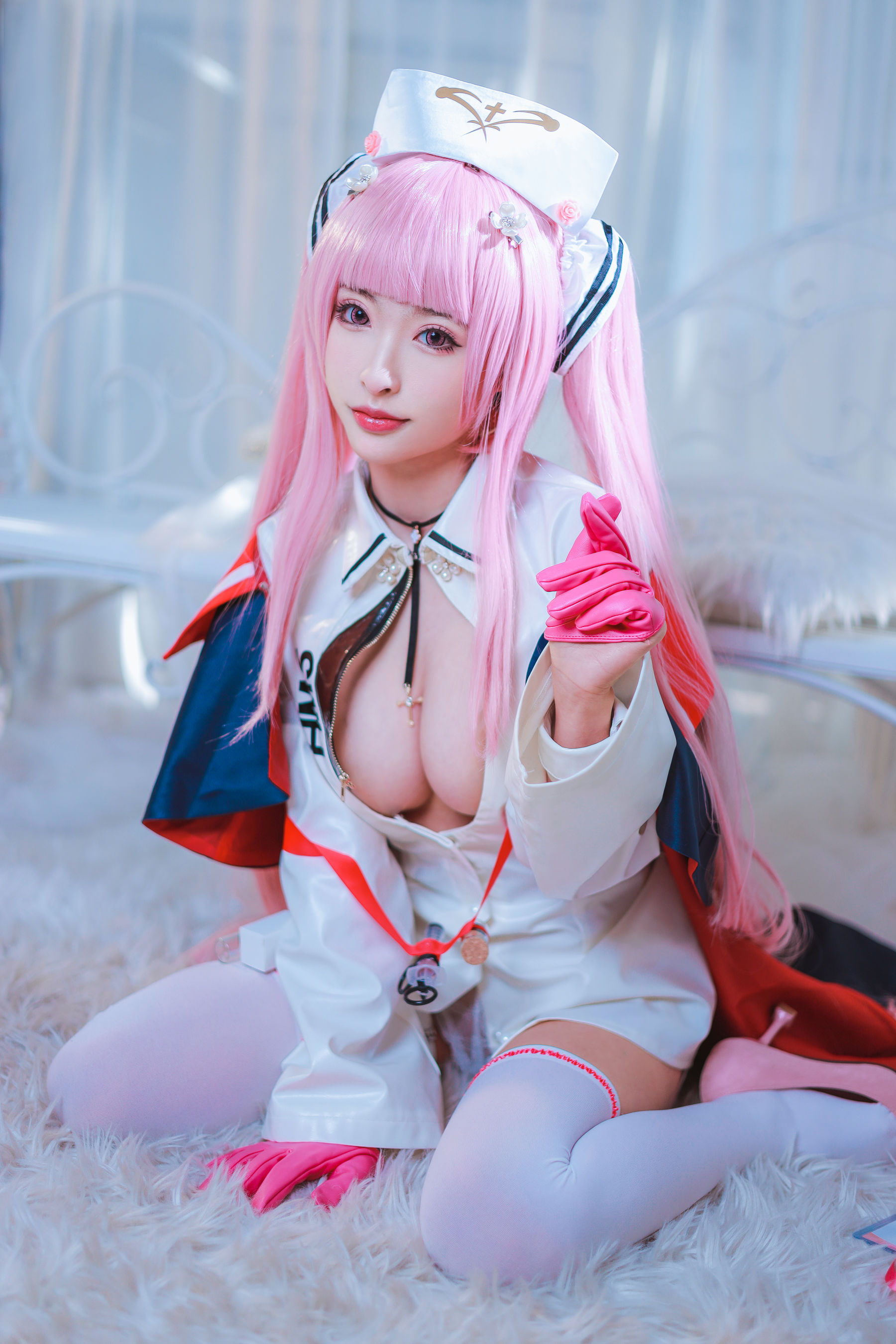 清水由乃 – 英仙座护士服 Cosplay-第42张