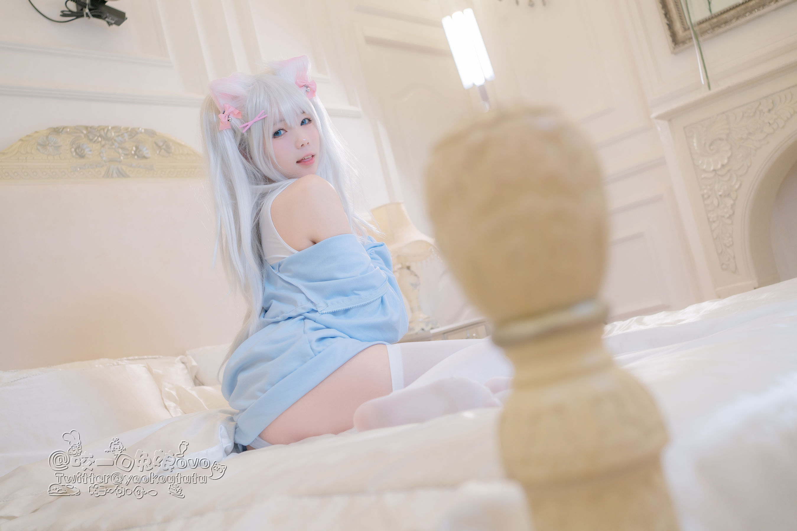 咬一口兔娘 – 做你的猫 Cosplay-第48张
