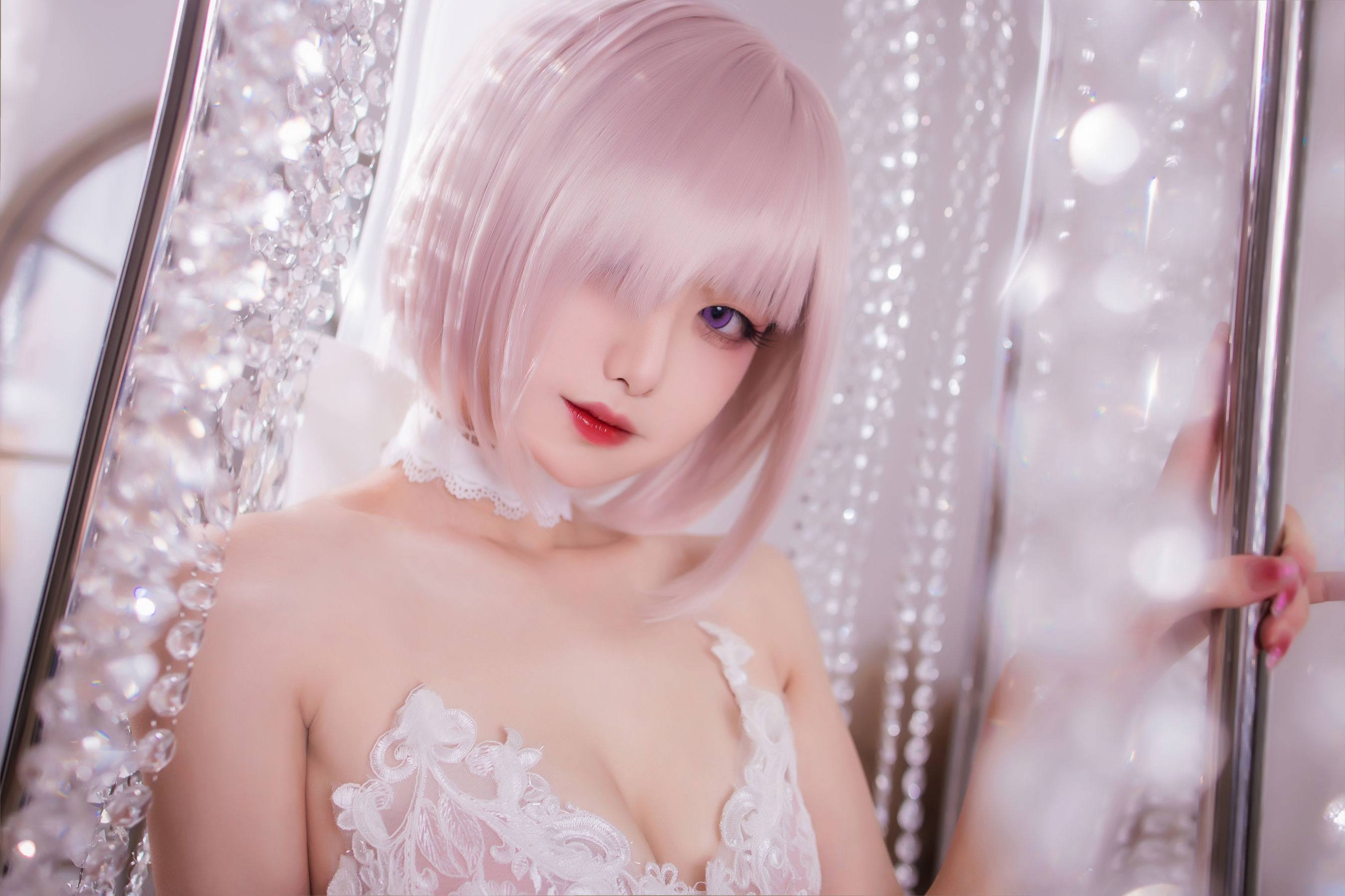 动漫博主封疆疆v – 婚纱玛修 Cosplay-第9张