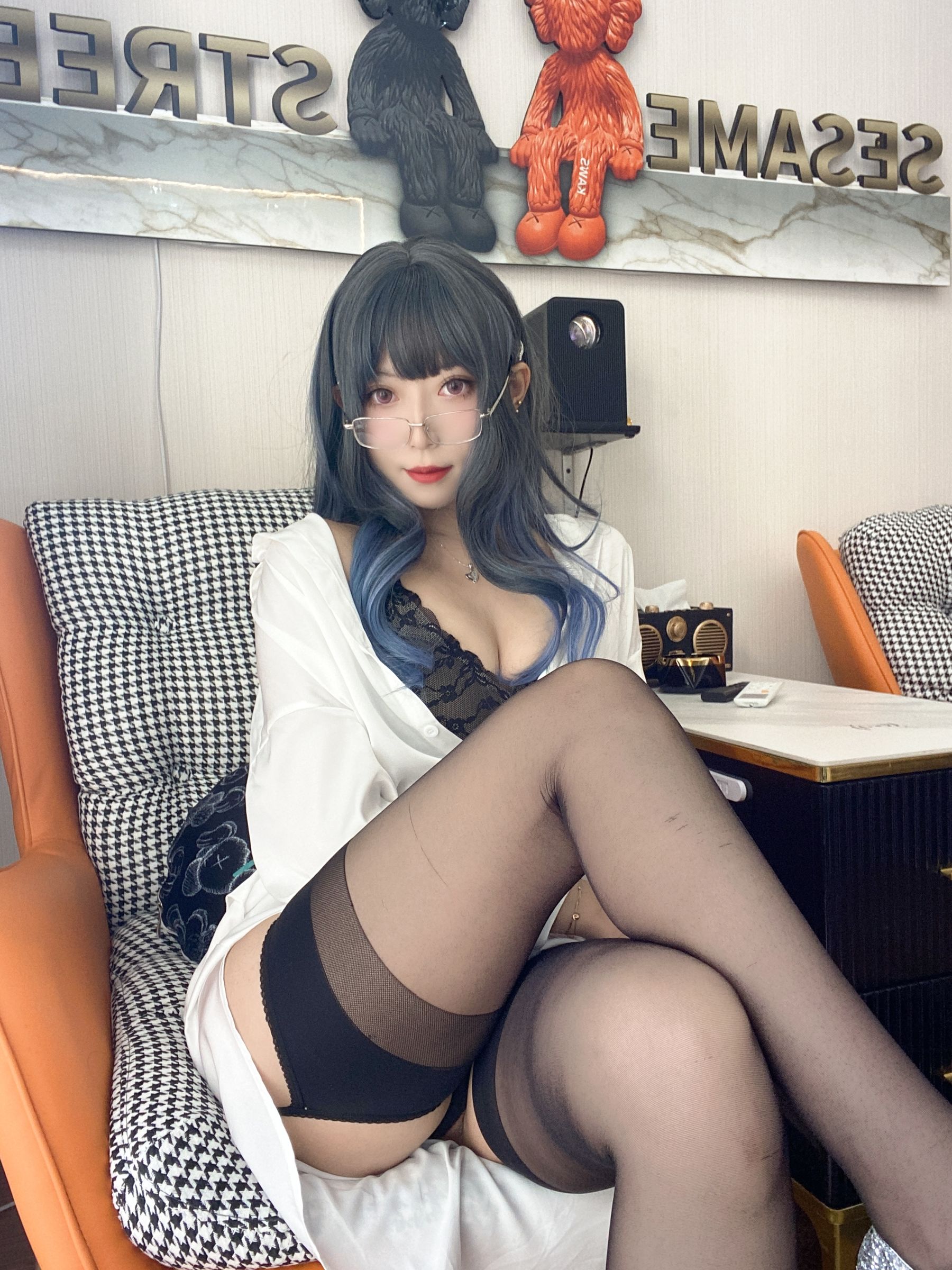 动漫博主Money冷冷 – 白衬衫 Cosplay-第26张