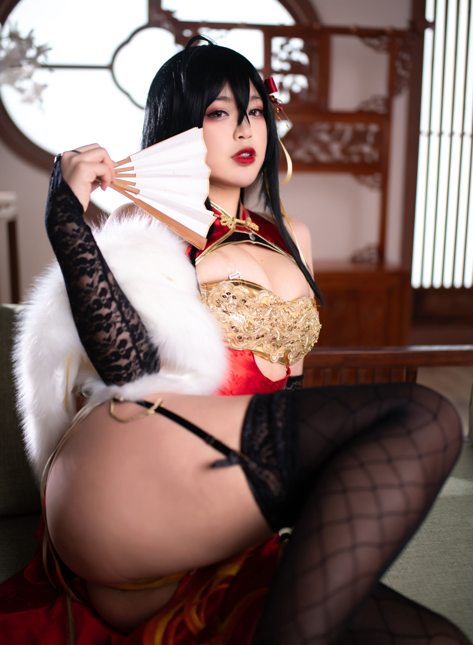 萌系小姐姐-白烨- 大凤旗袍 Cosplay-第37张